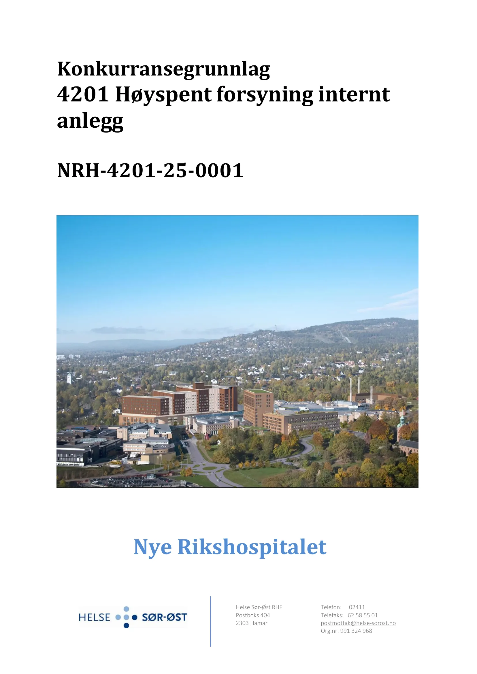 Konkurransebeskrivelse