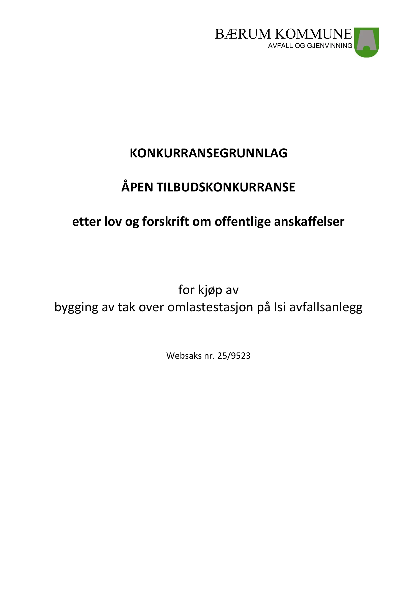 Konkurransebeskrivelse