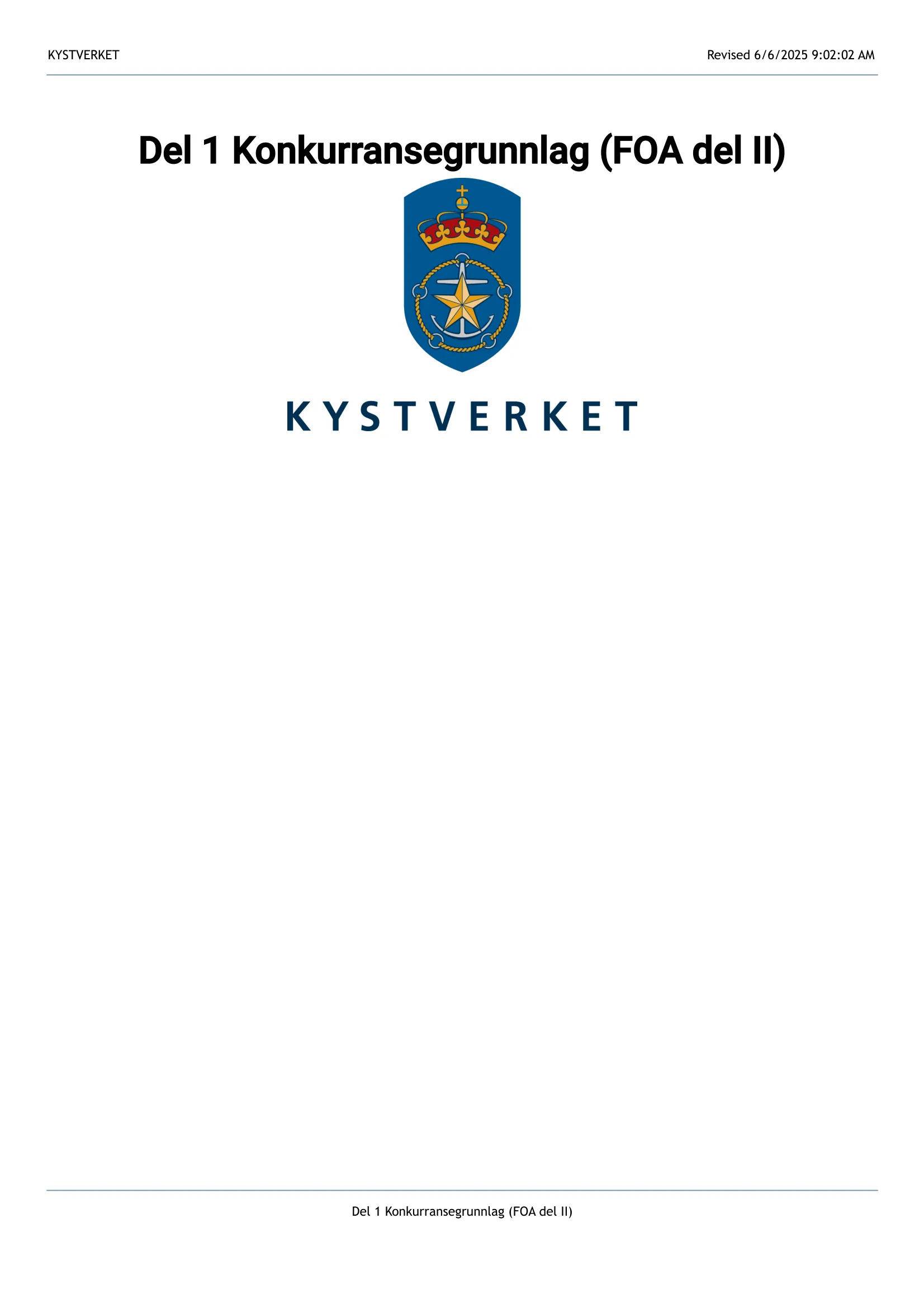Konkurransebeskrivelse