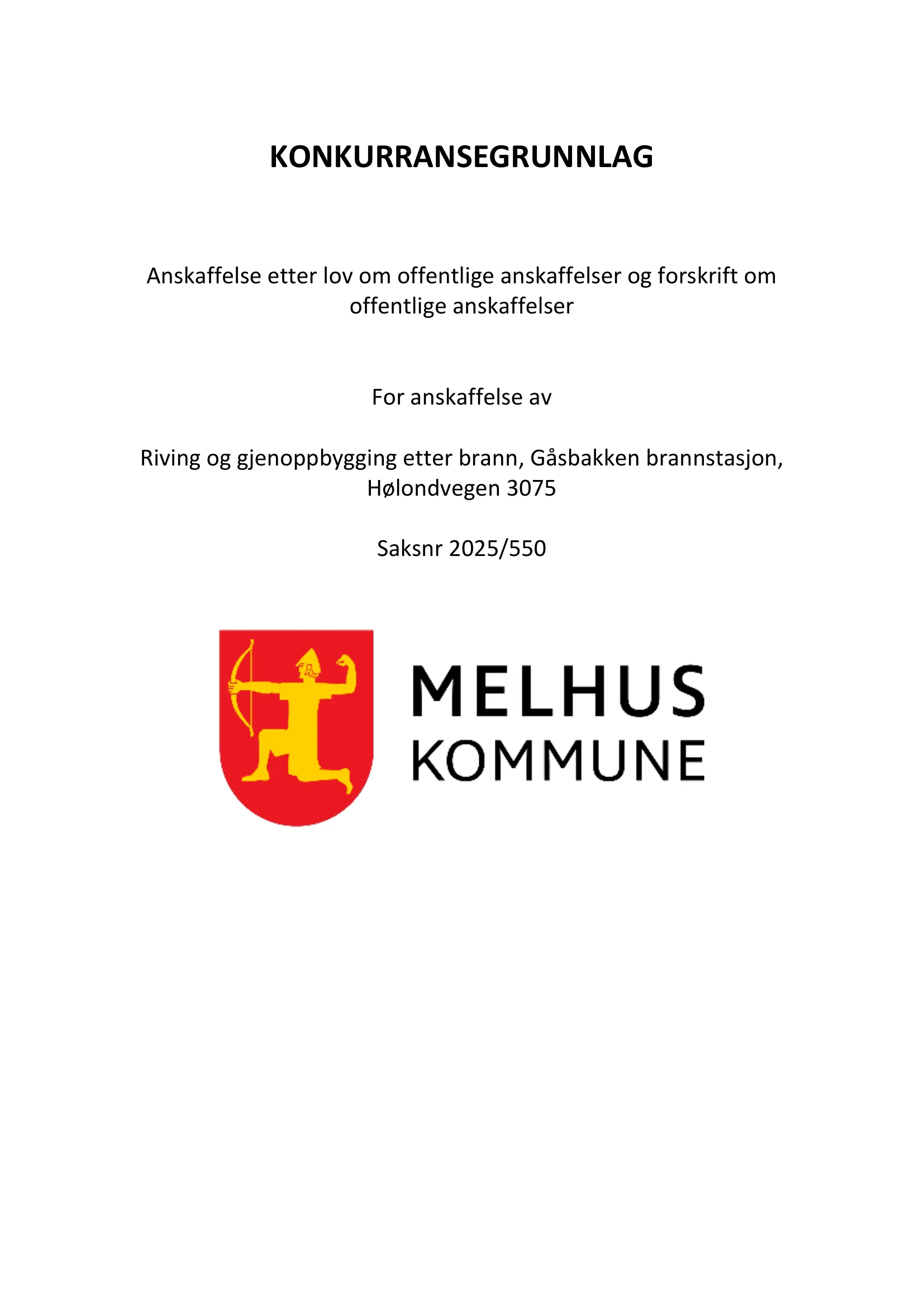 Konkurransebeskrivelse