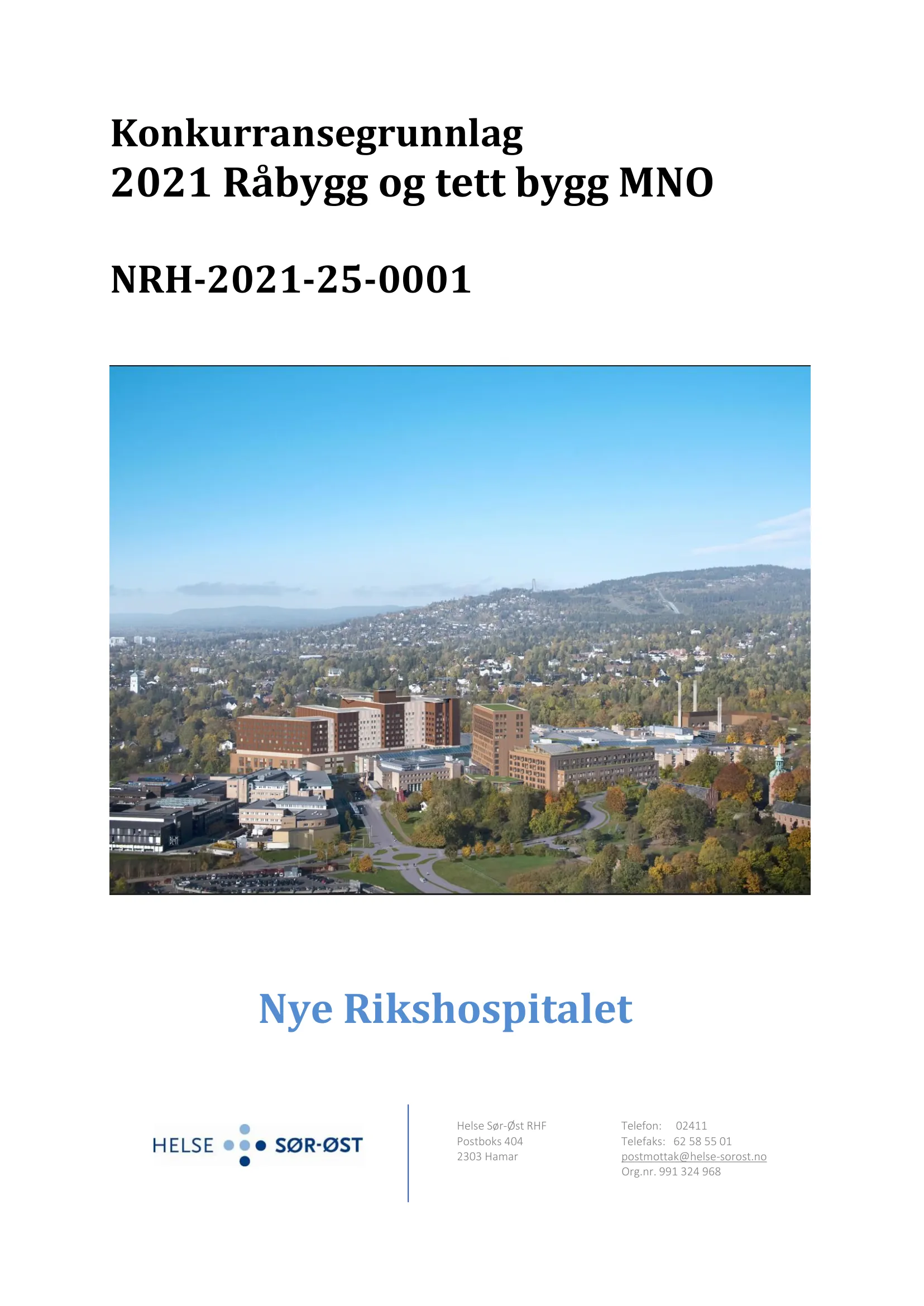 Konkurransebeskrivelse