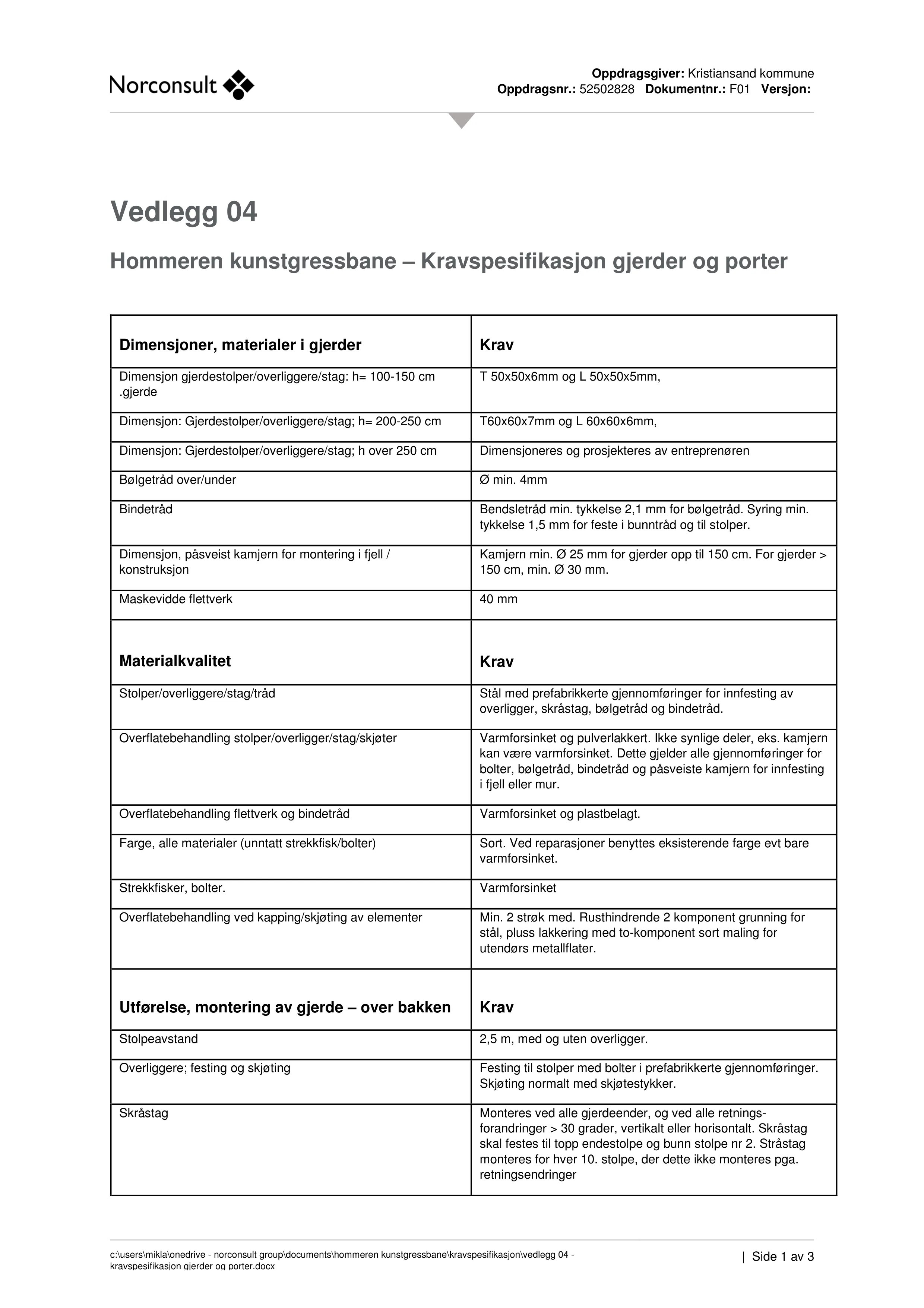 Kravspesifikasjon