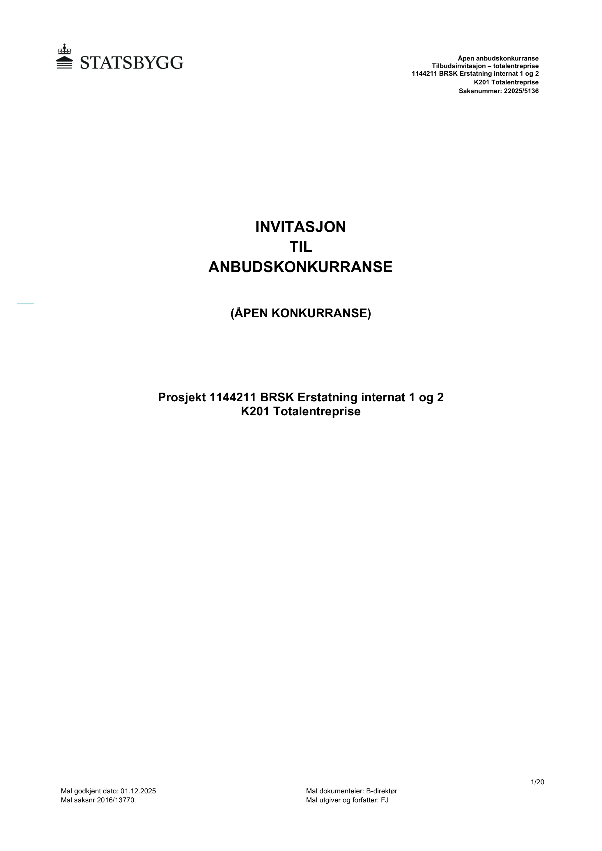 Konkurransebeskrivelse