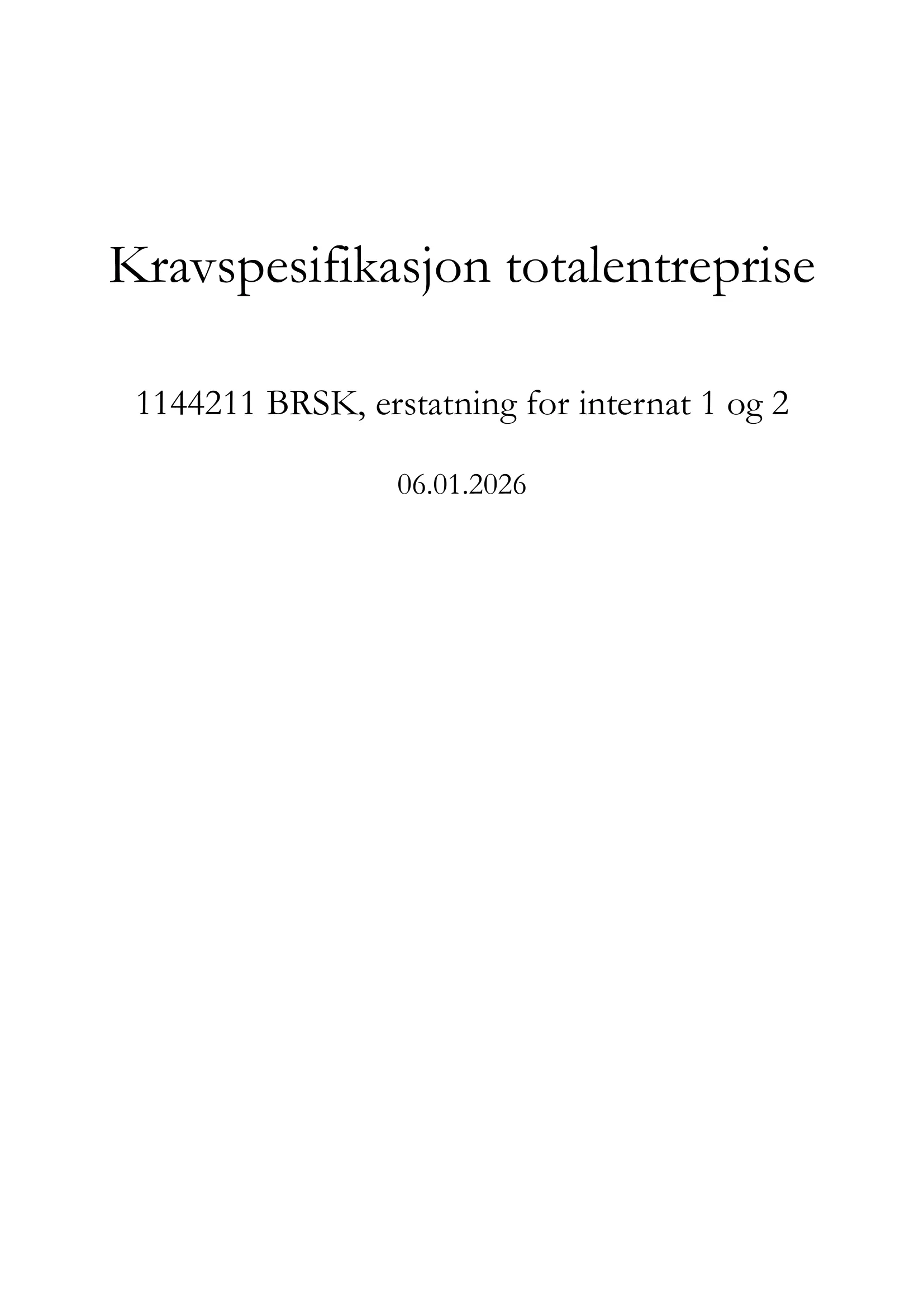 Kravspesifikasjon