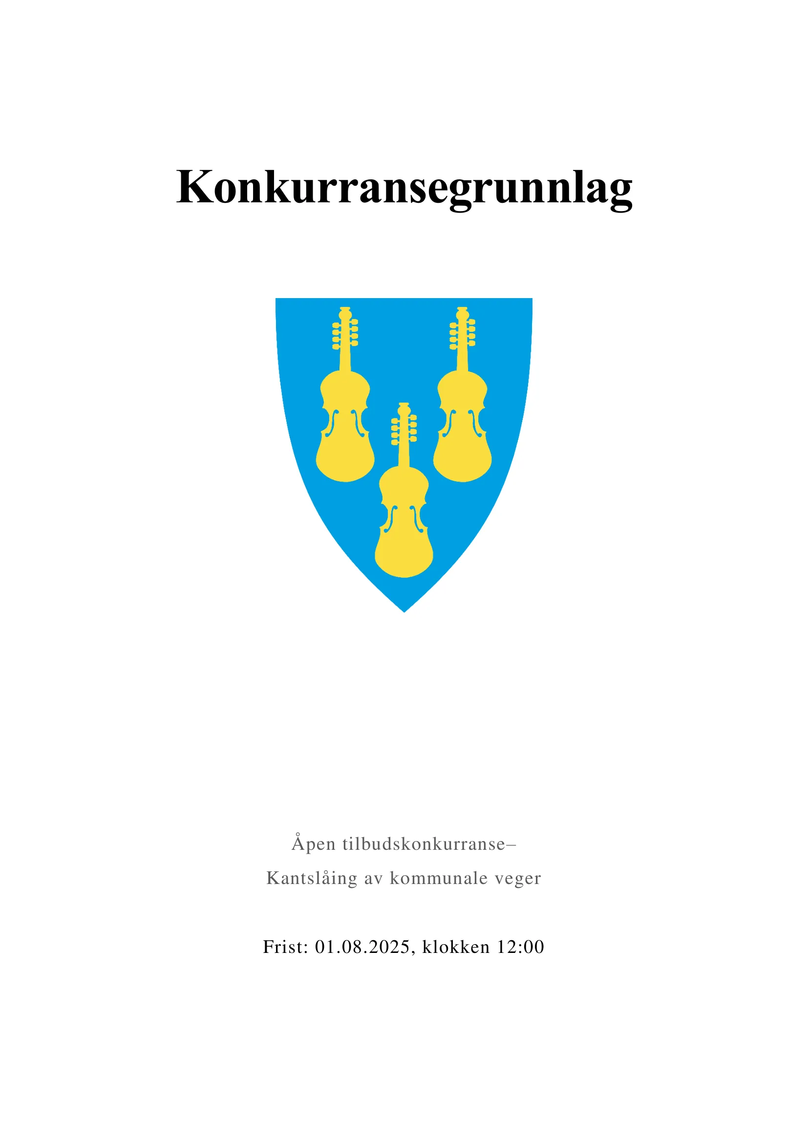 Konkurransebeskrivelse