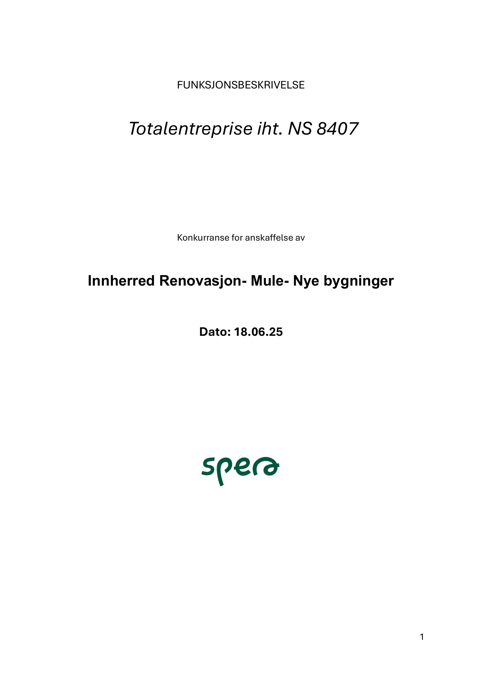 Kravspesifikasjon