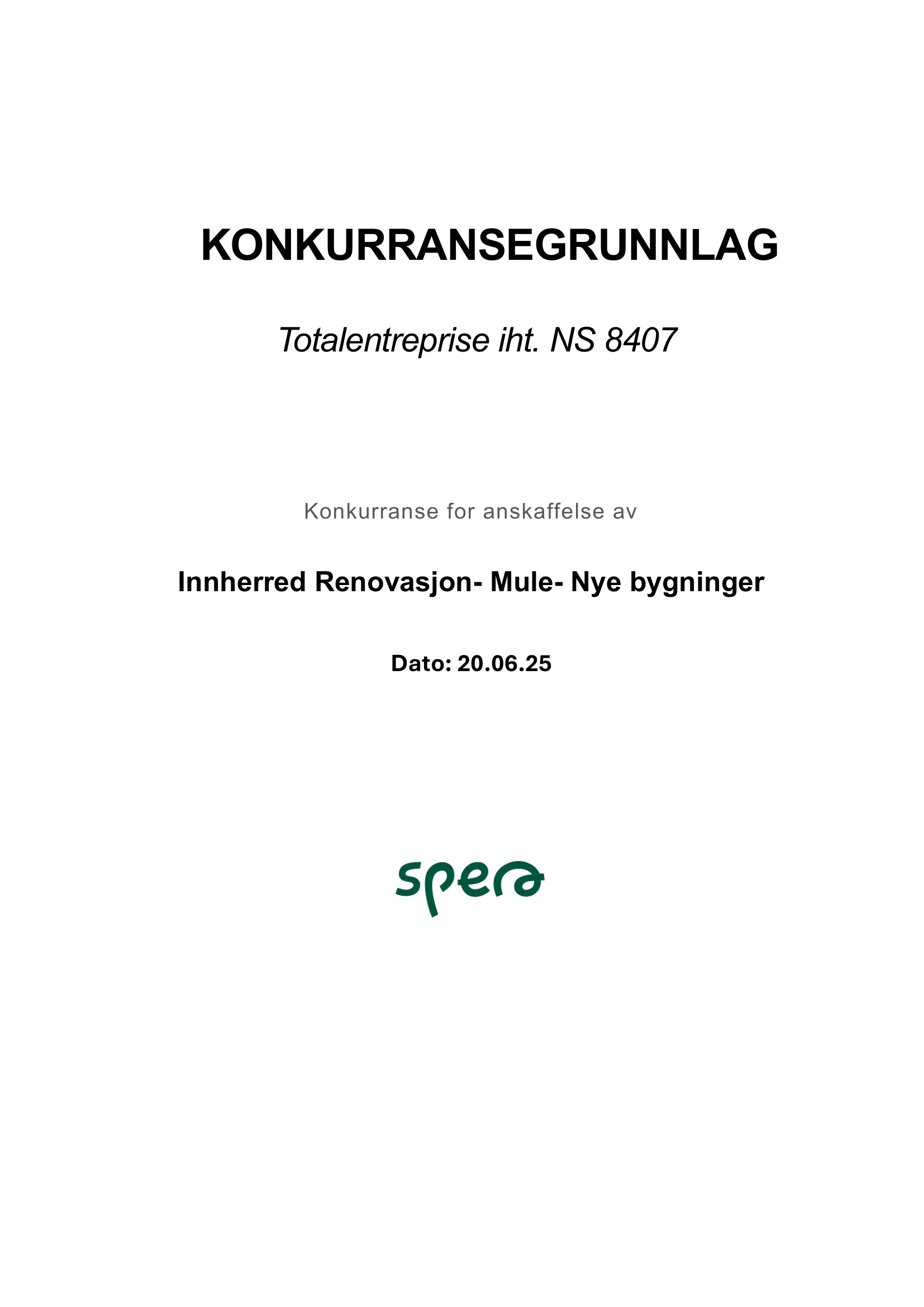 Konkurransebeskrivelse