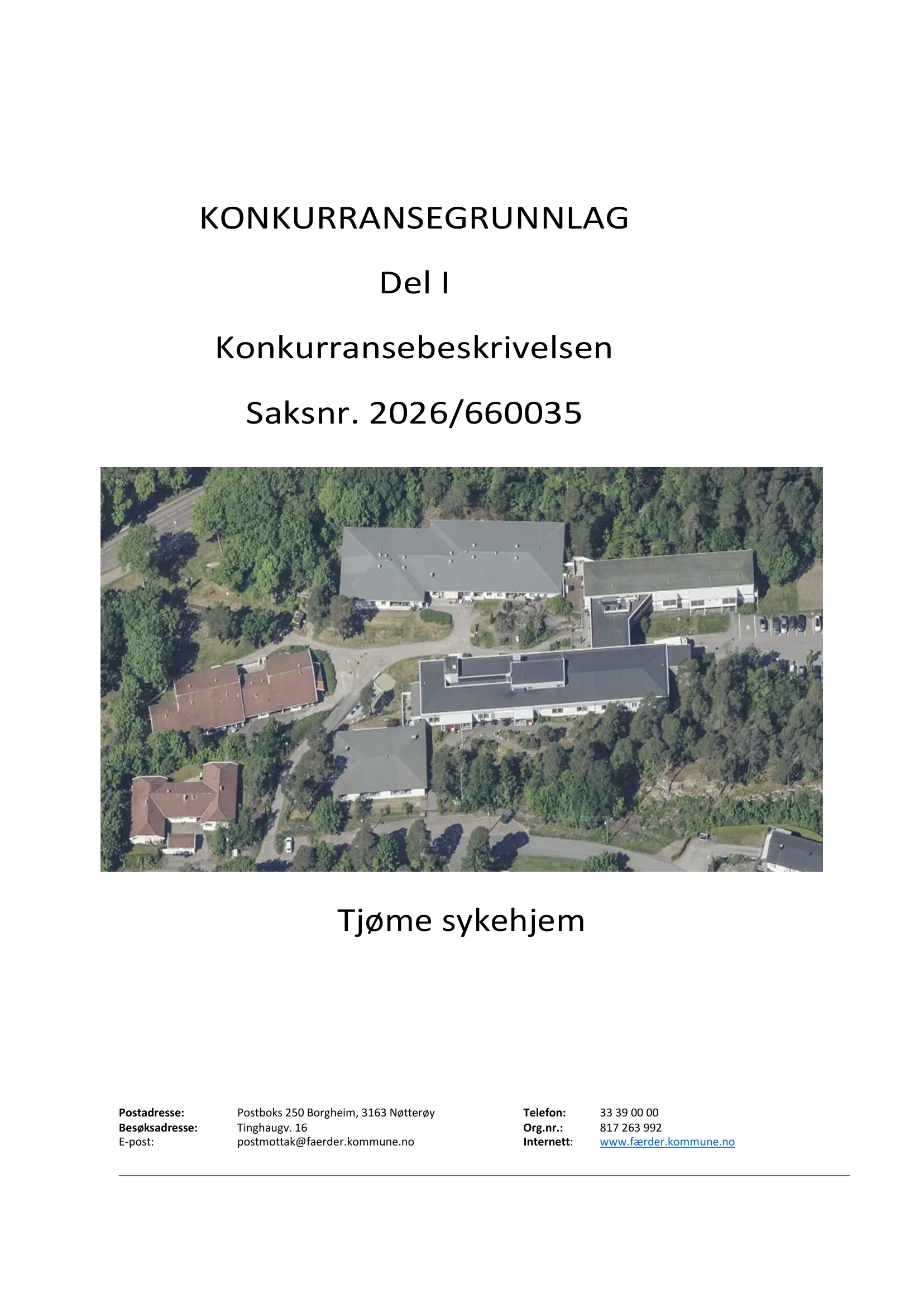 Konkurransebeskrivelse