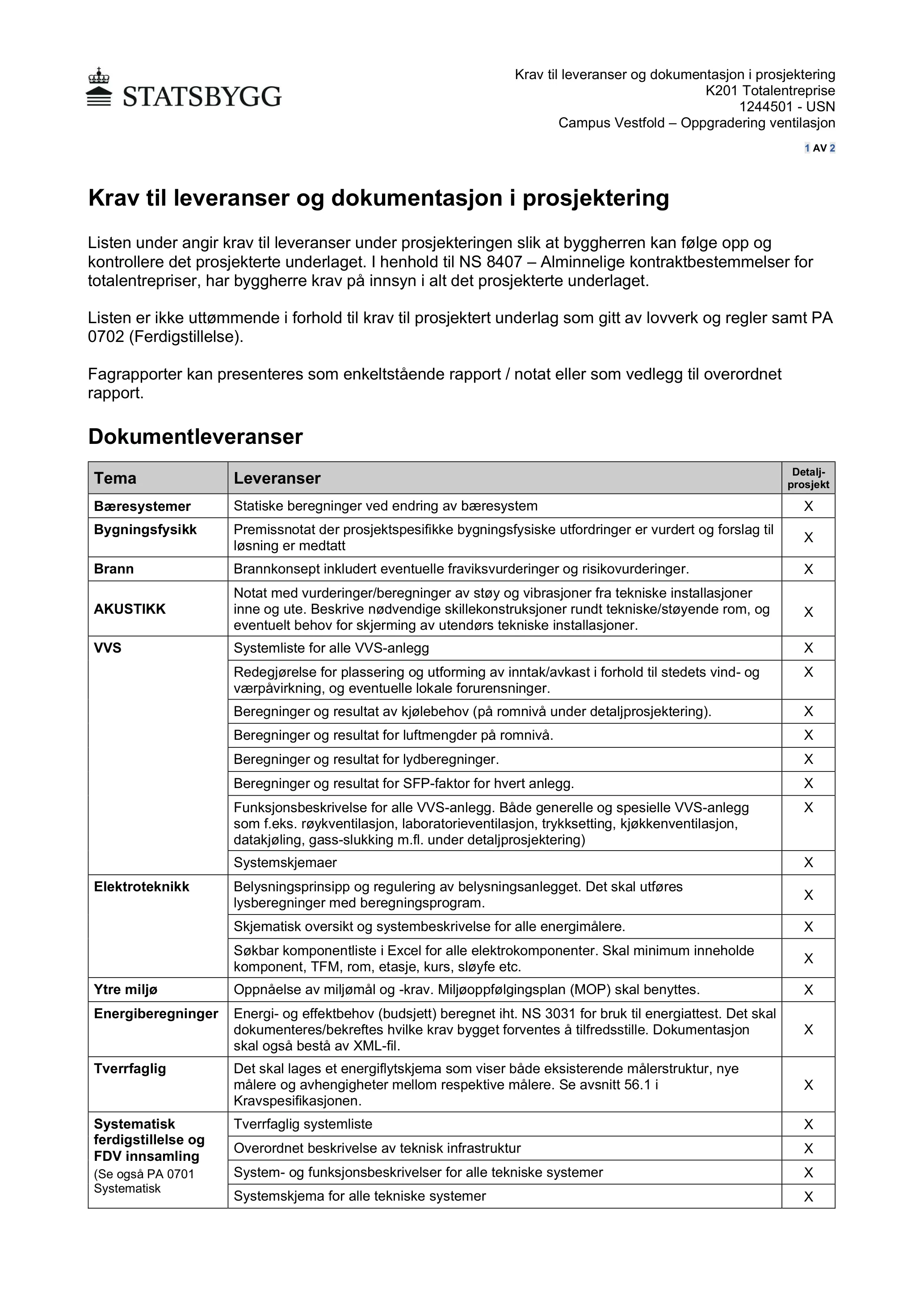 Kravspesifikasjon