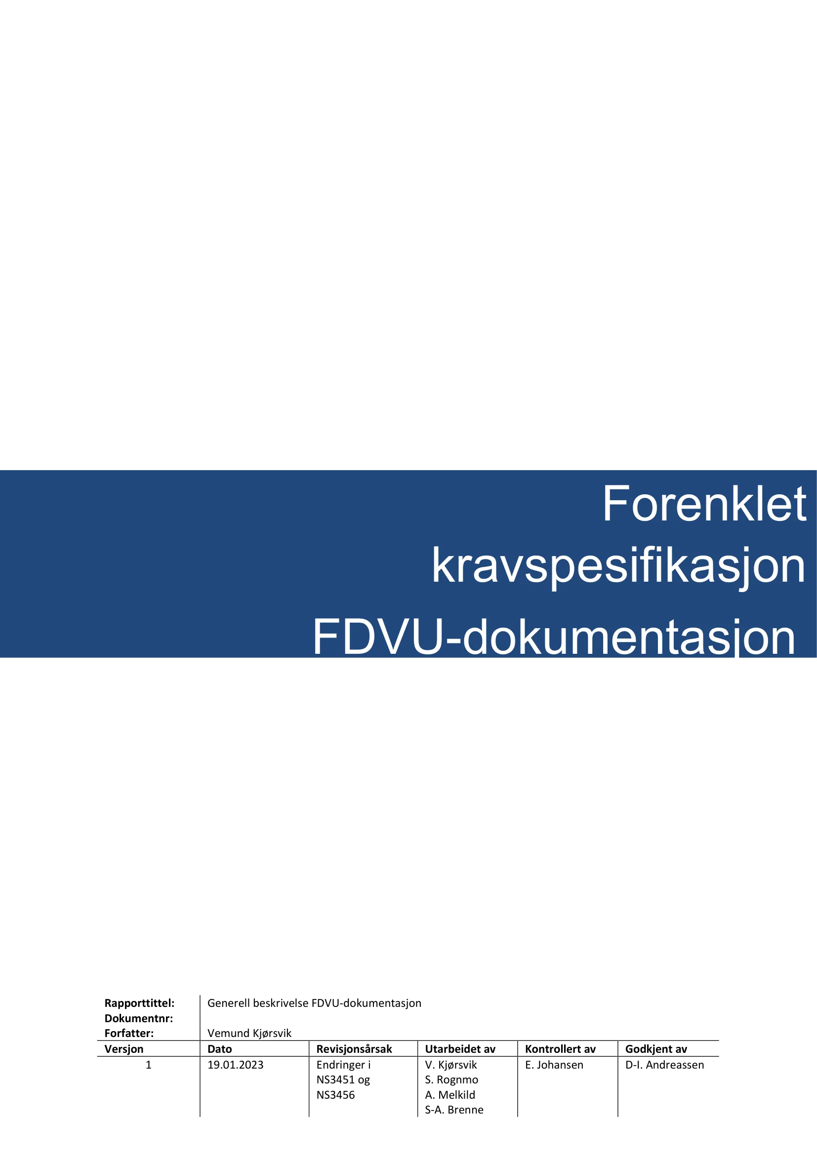 Kravspesifikasjon