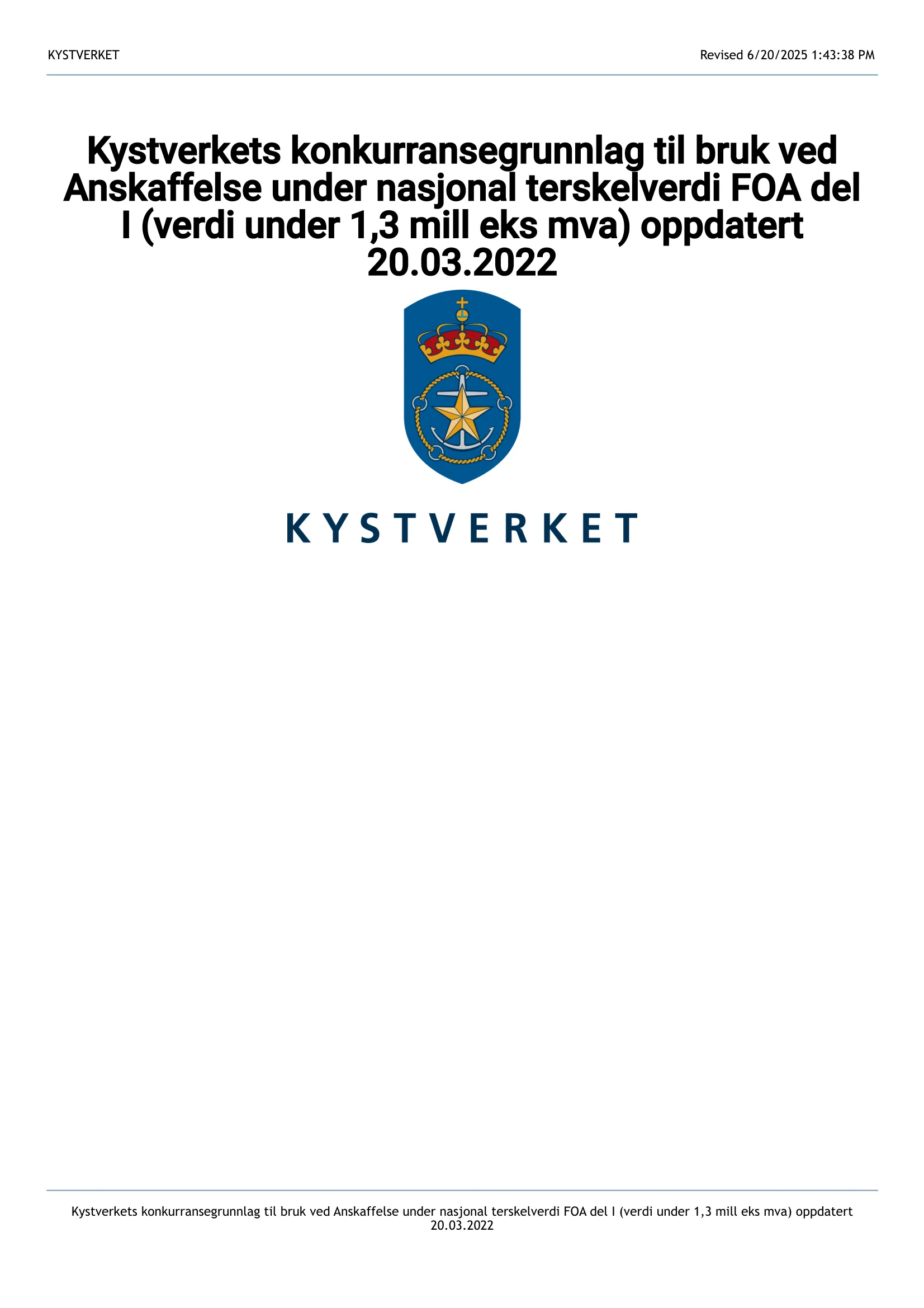 Konkurransebeskrivelse