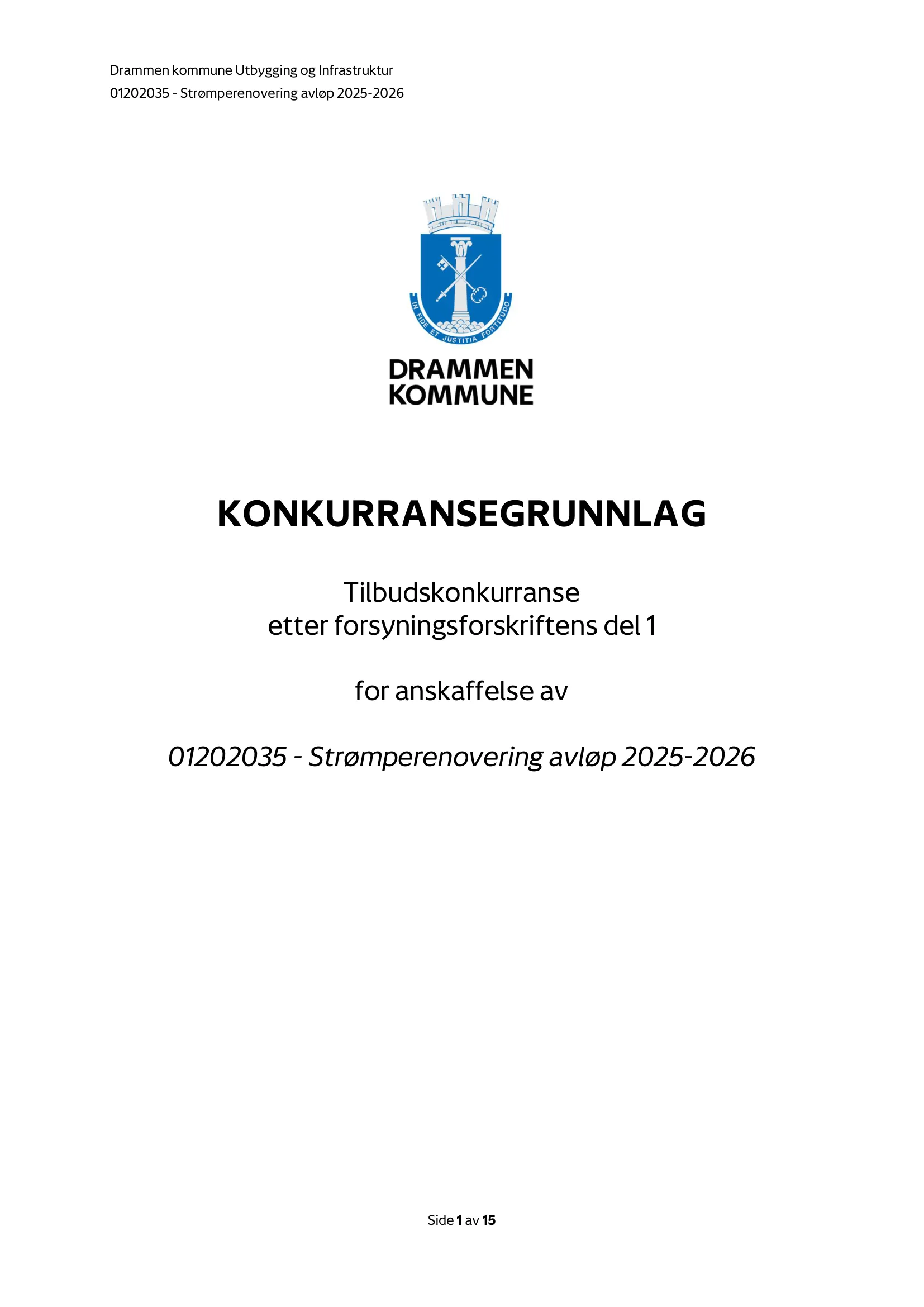 Konkurransebeskrivelse