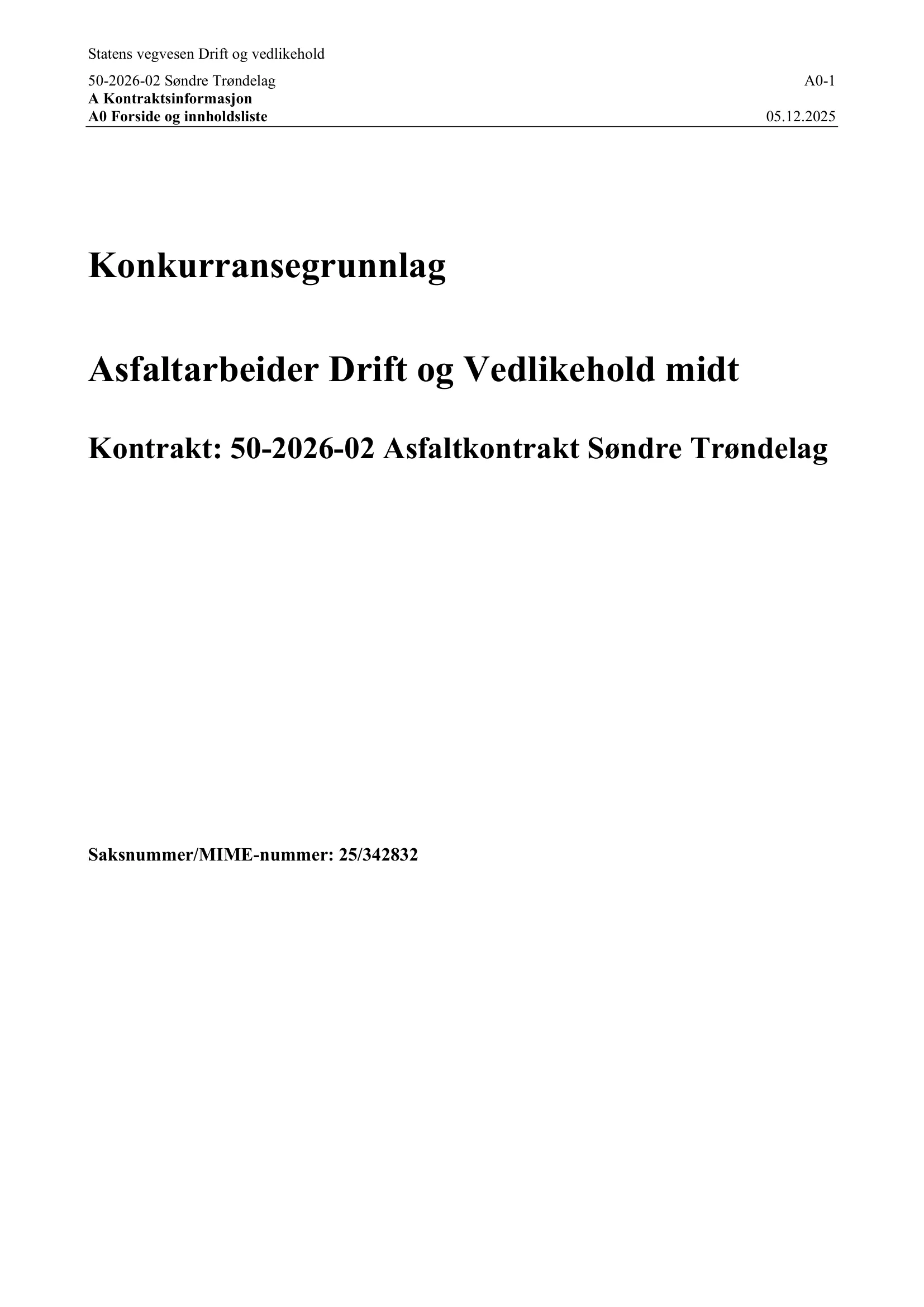 Konkurransebeskrivelse