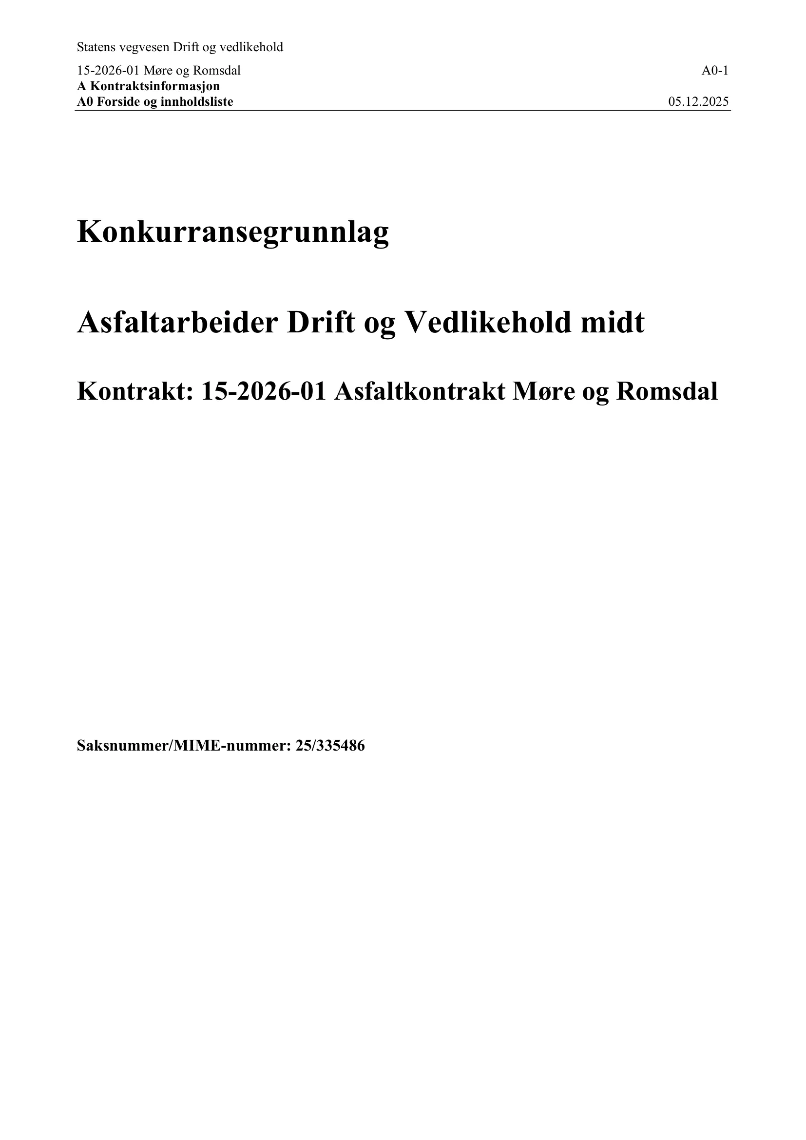 Konkurransebeskrivelse