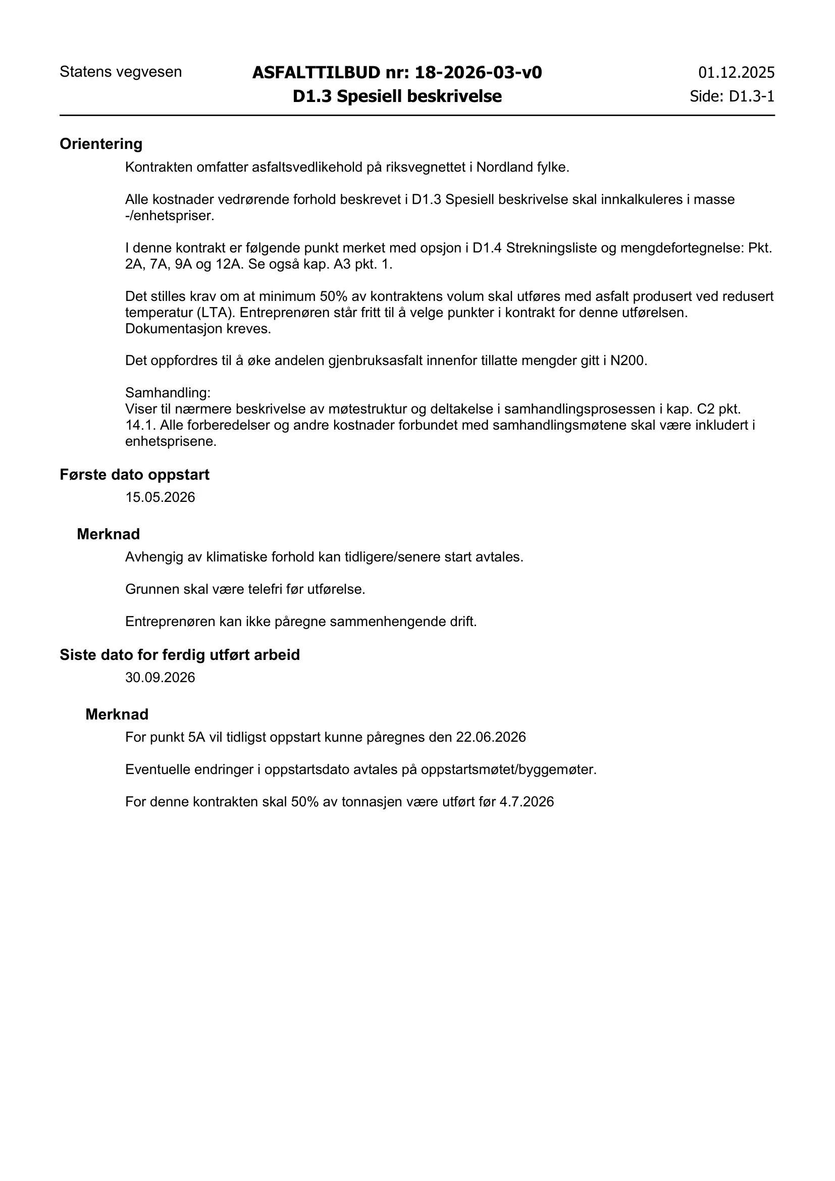 Kravspesifikasjon