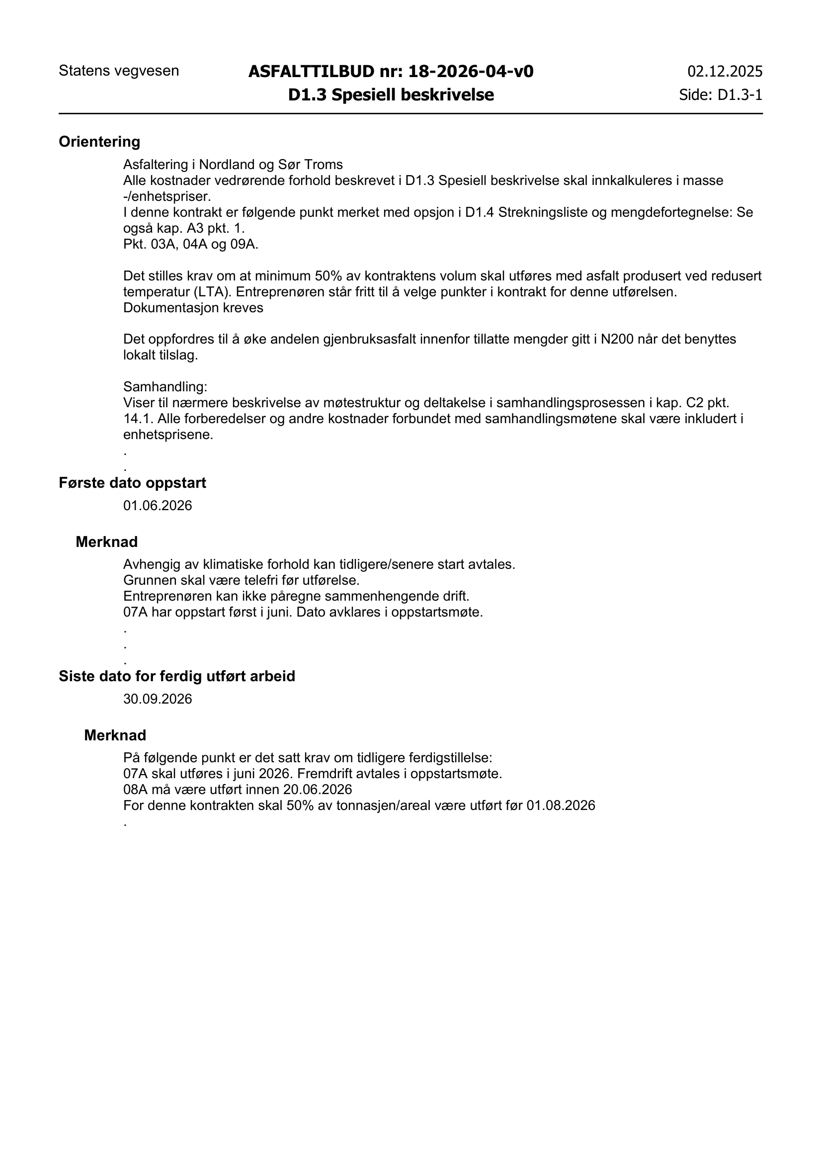 Kravspesifikasjon
