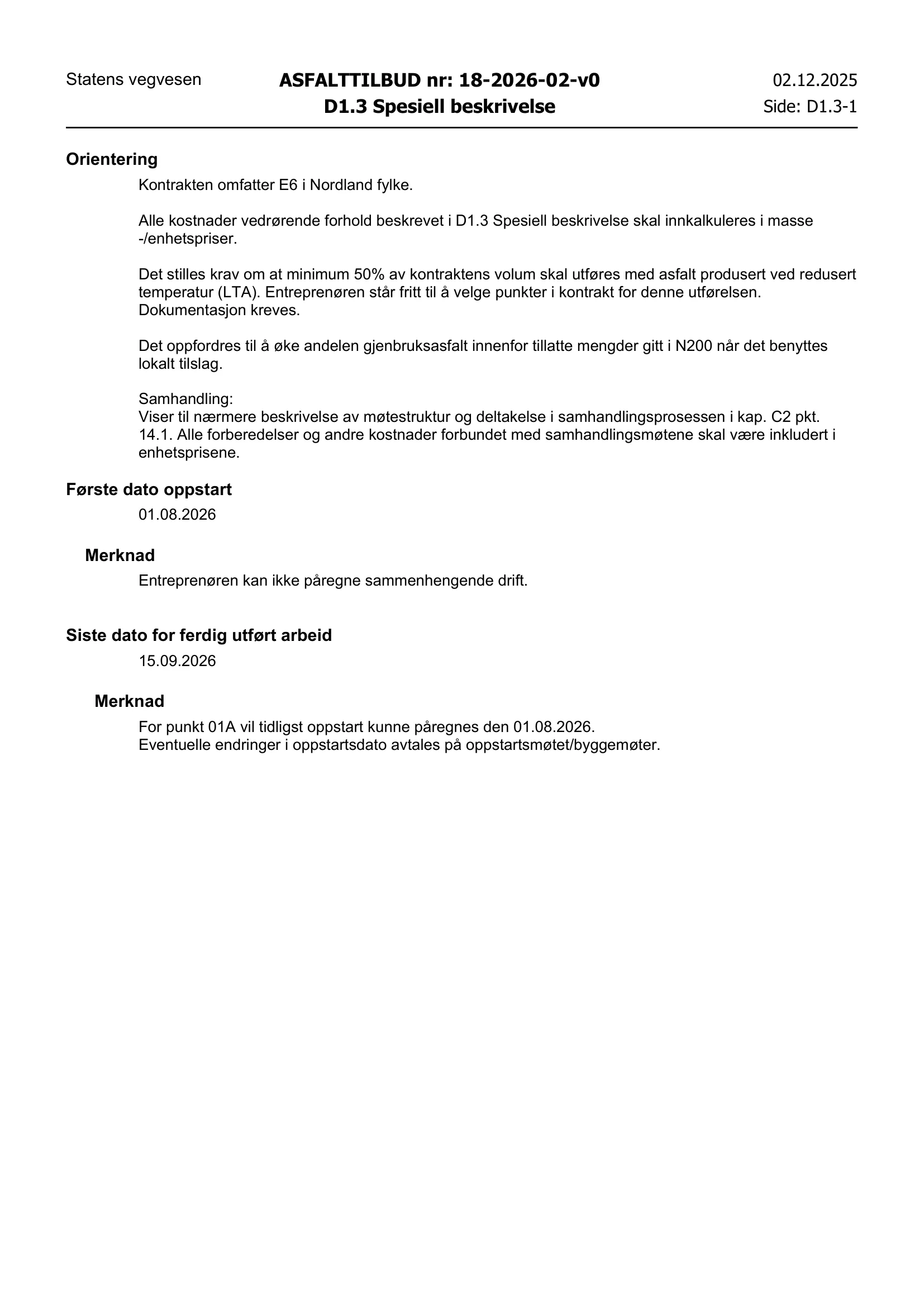 Kravspesifikasjon