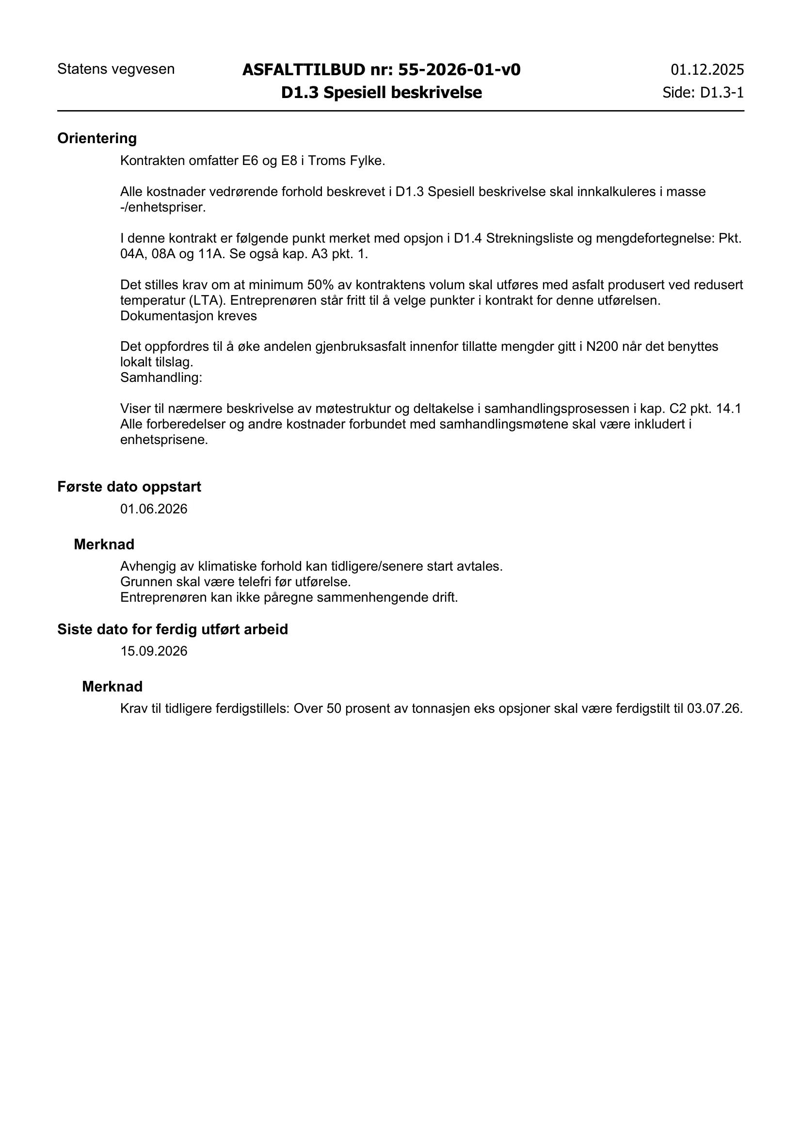 Kravspesifikasjon