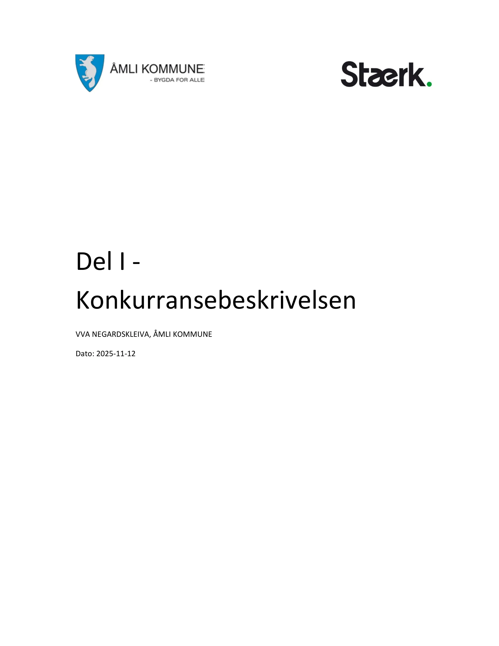 Konkurransebeskrivelse