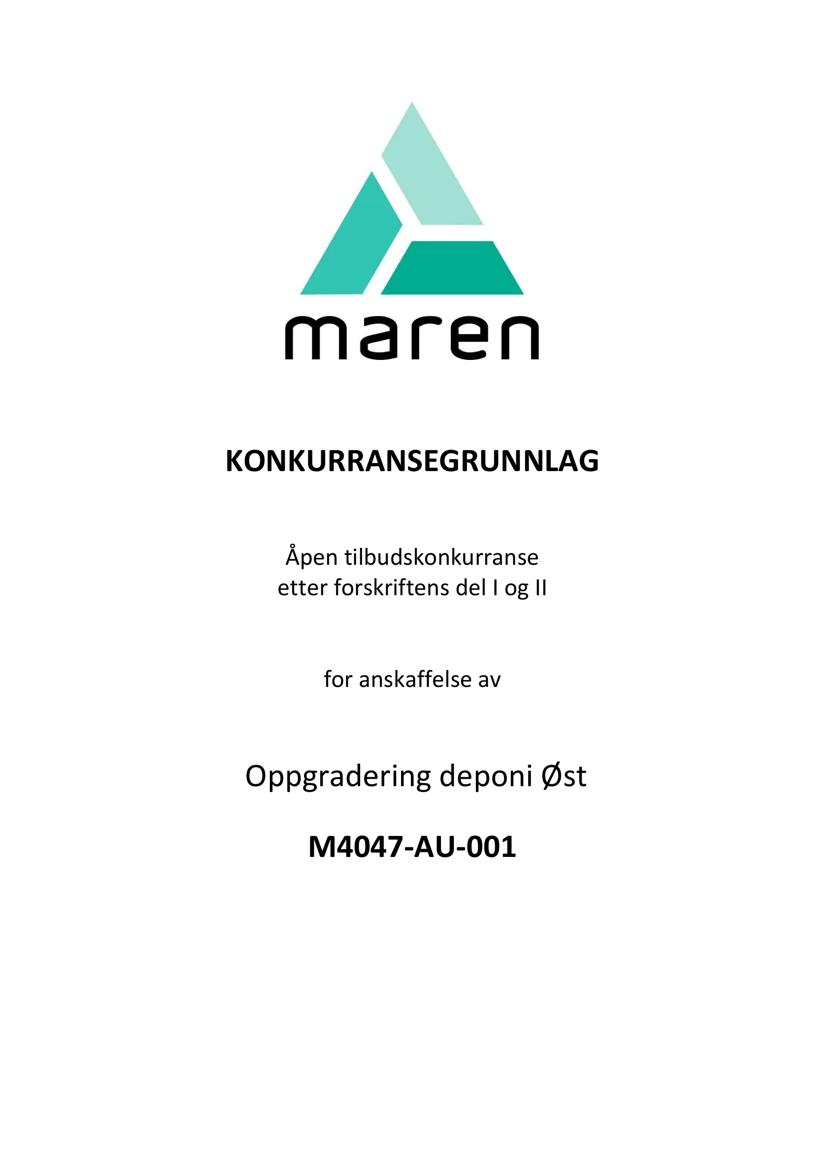 Konkurransebeskrivelse