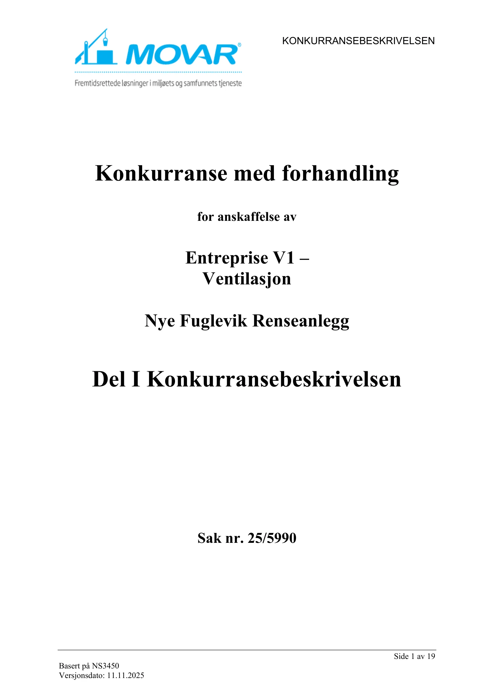 Konkurransebeskrivelse