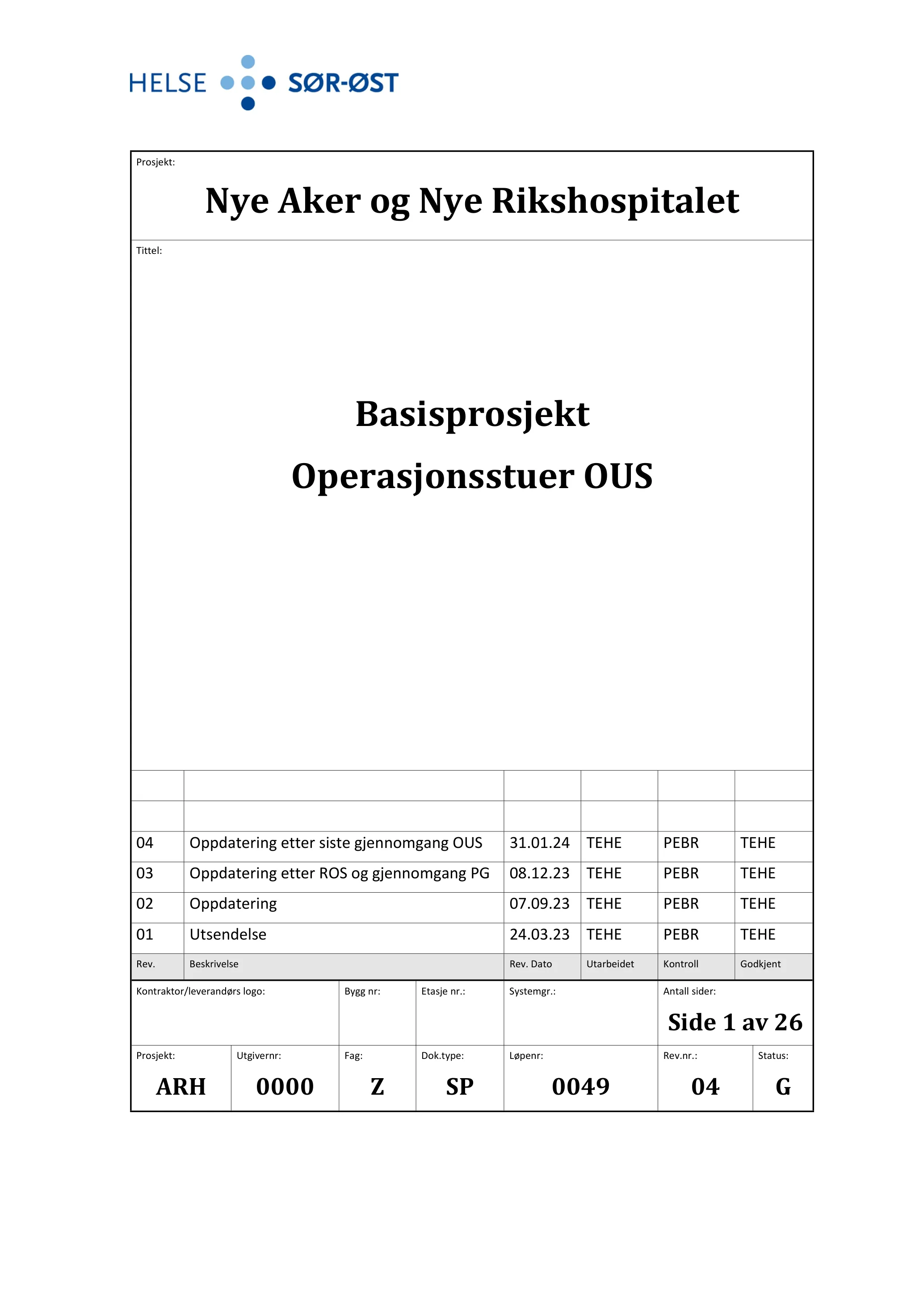 Plantegning