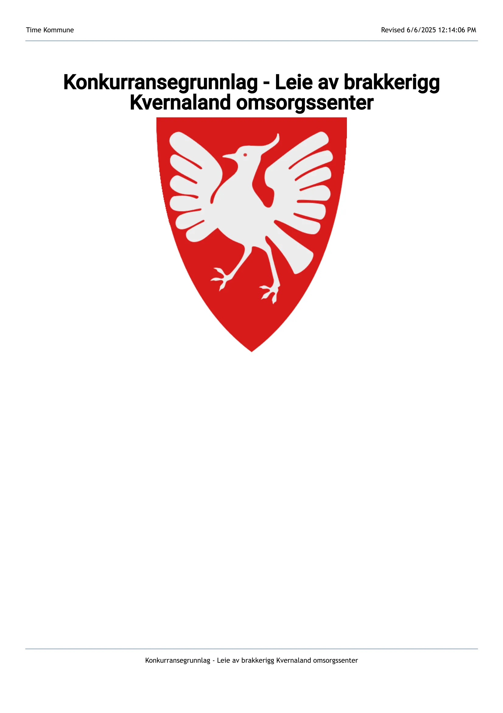 Konkurransebeskrivelse