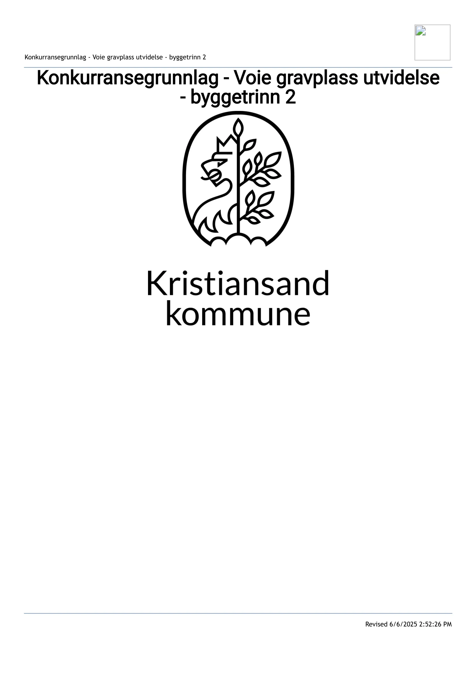 Konkurransebeskrivelse