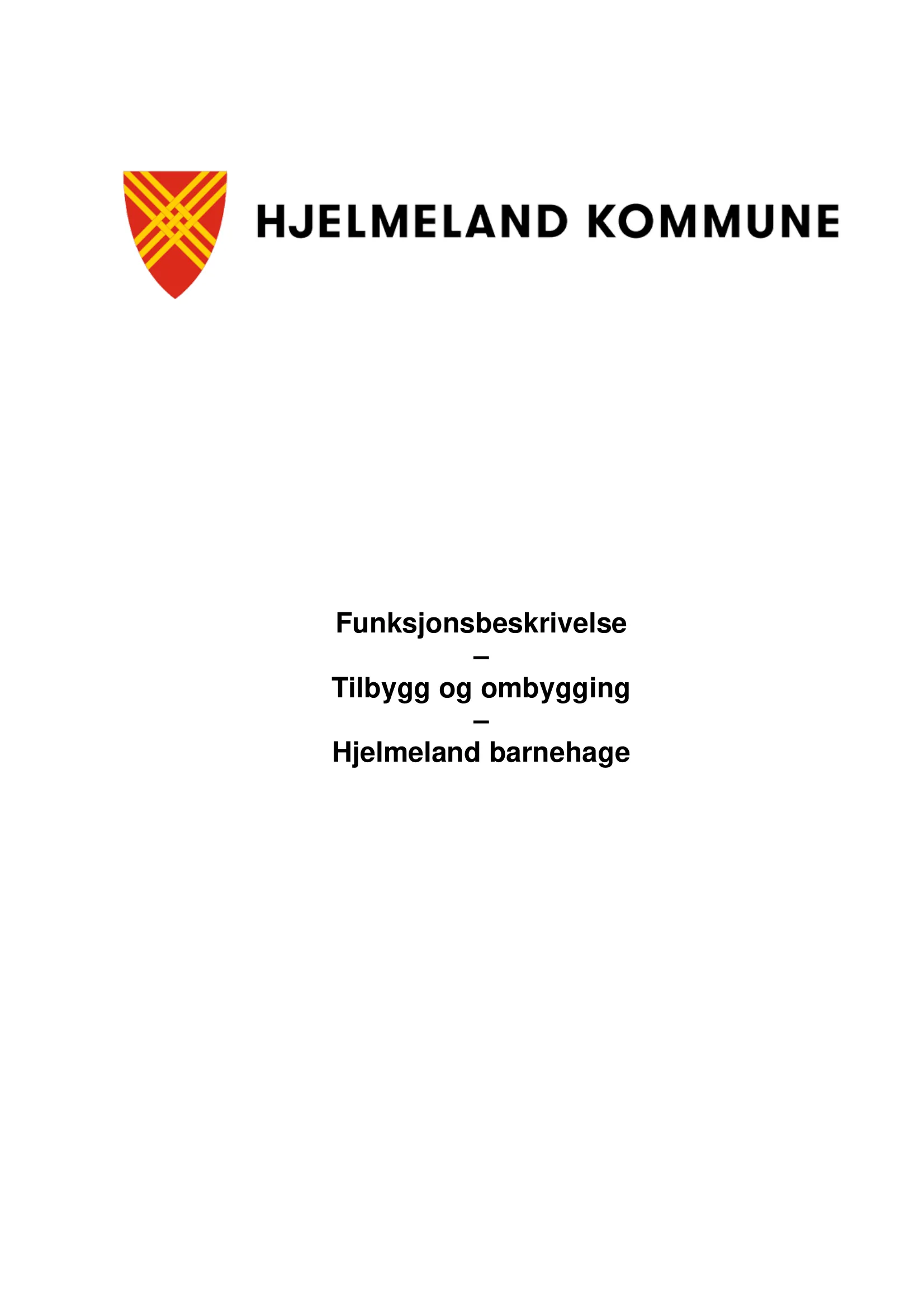 Kravspesifikasjon