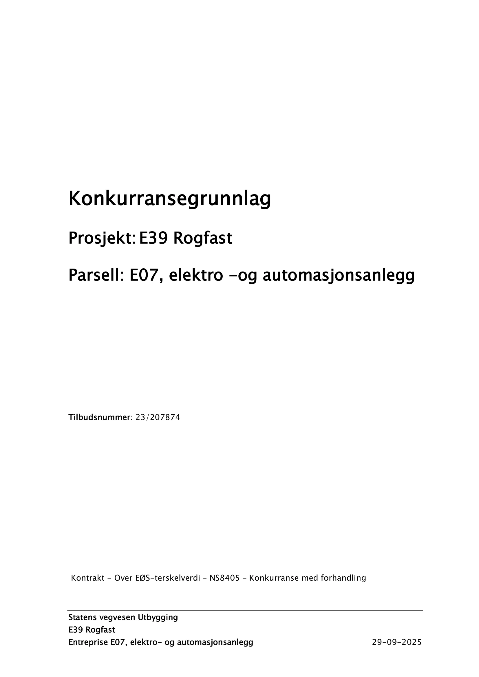 Konkurransebeskrivelse