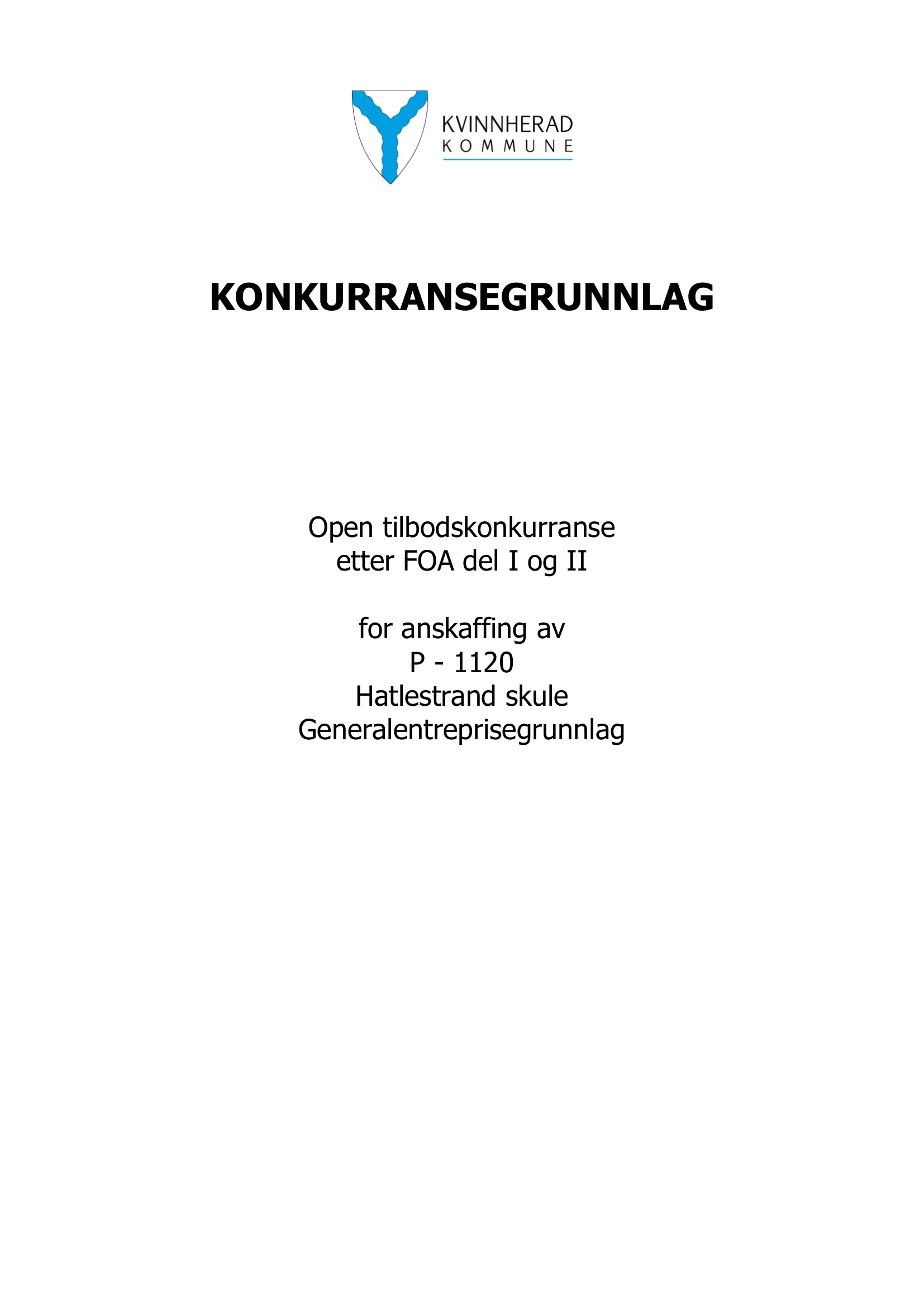 Konkurransebeskrivelse