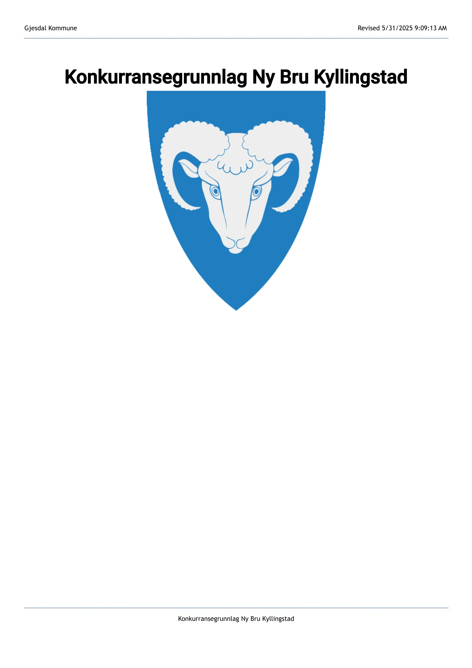 Konkurransebeskrivelse