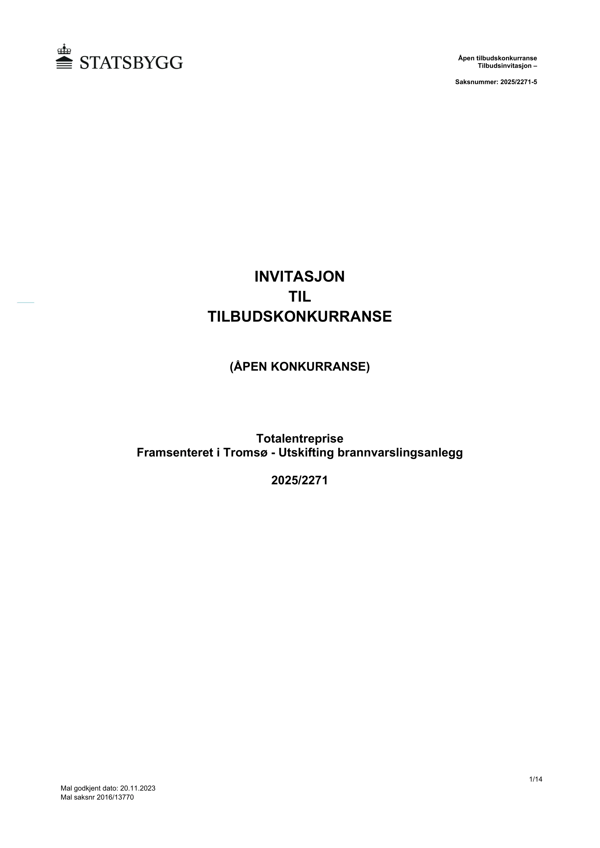 Konkurransebeskrivelse
