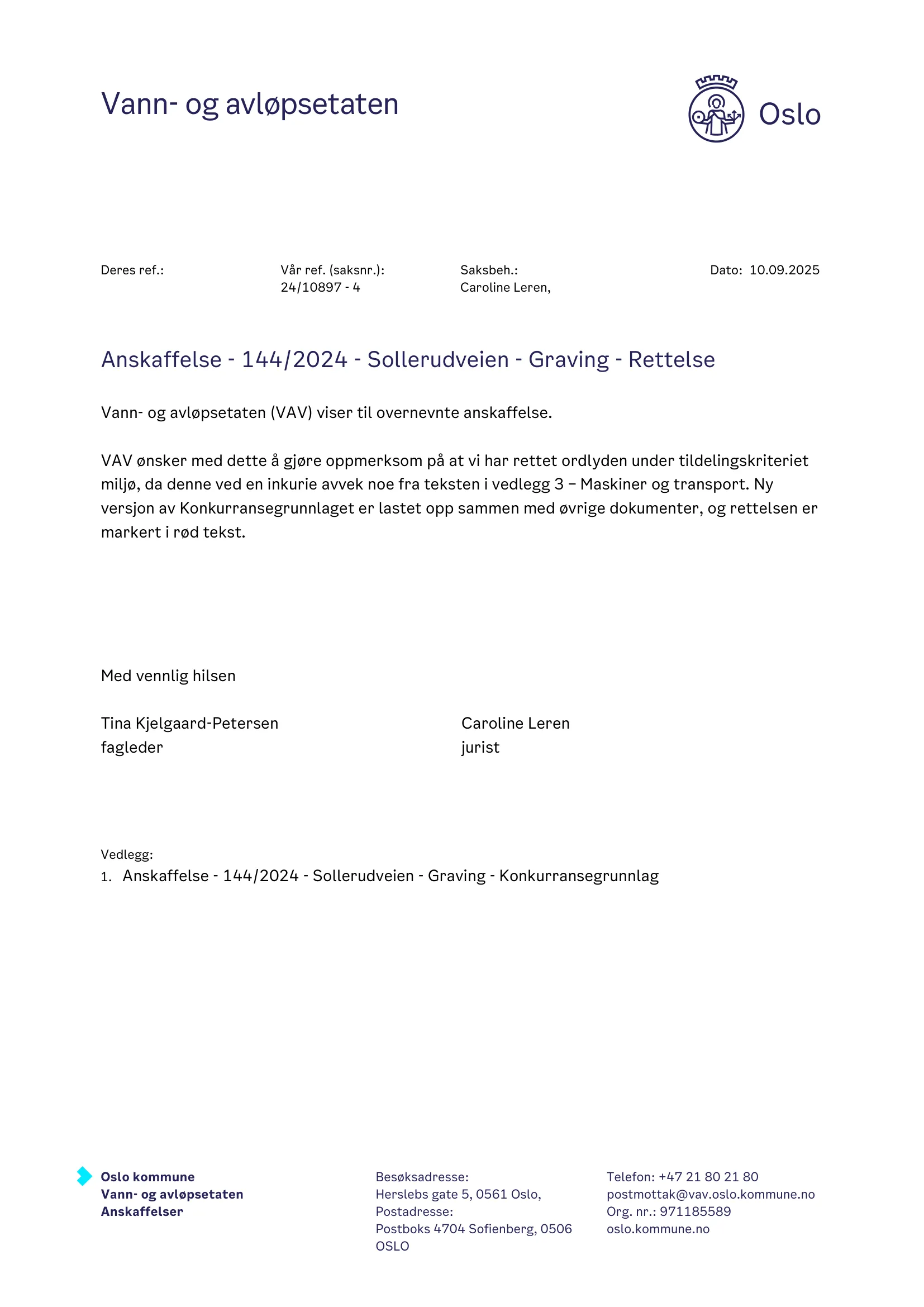Konkurransebeskrivelse