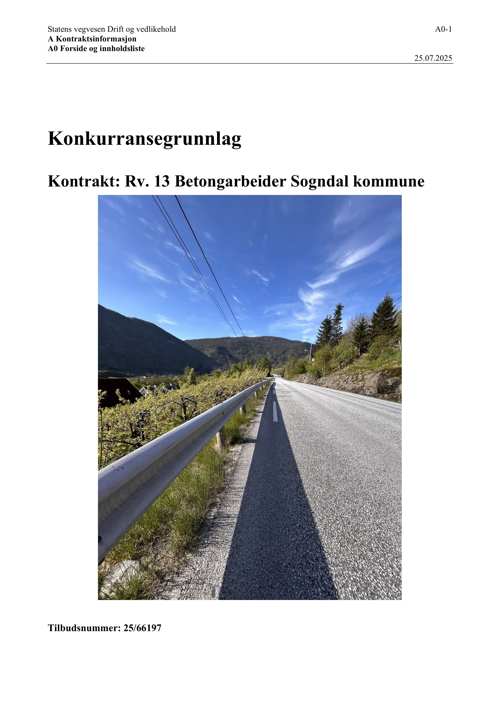 Konkurransebeskrivelse