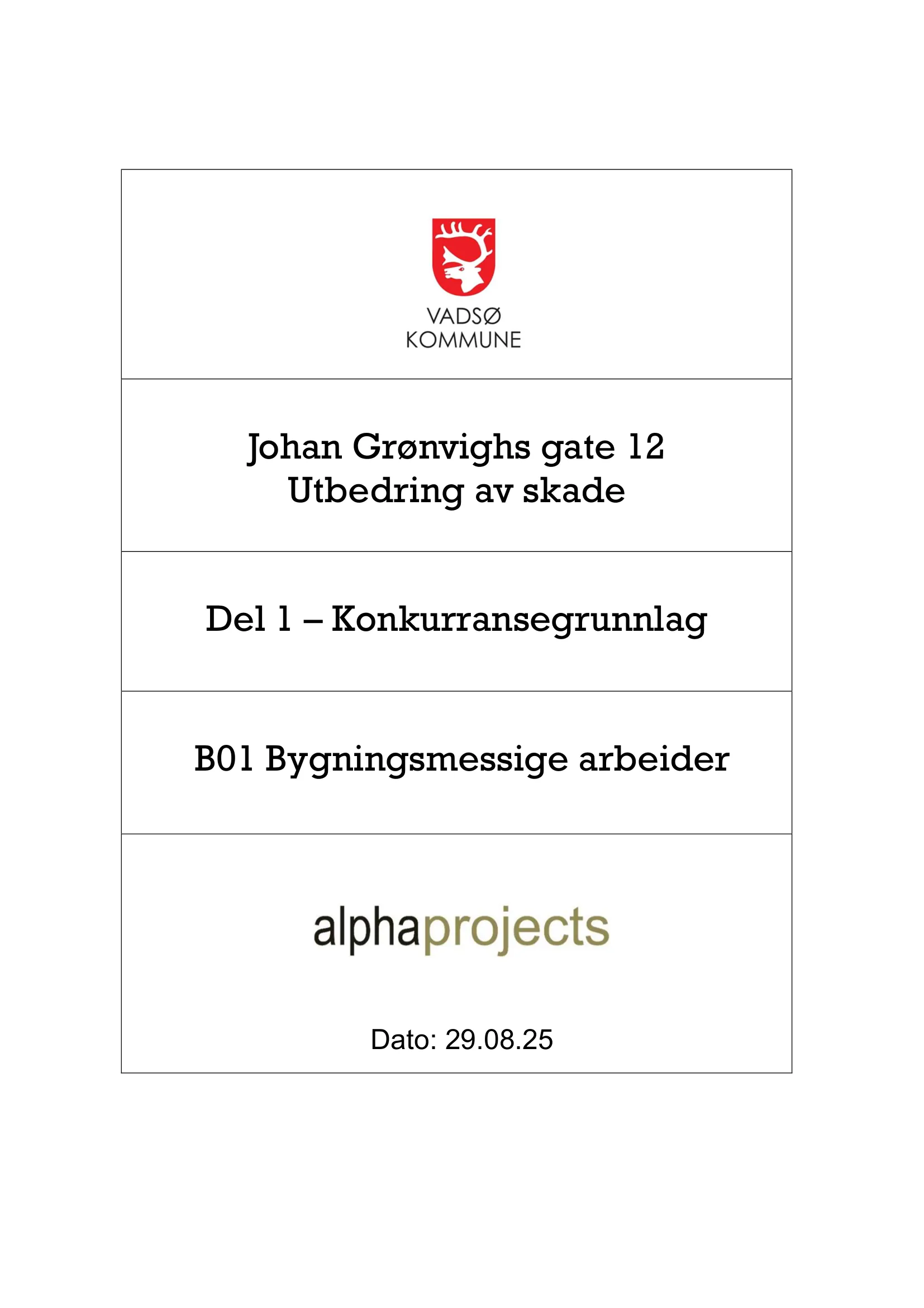 Konkurransebeskrivelse
