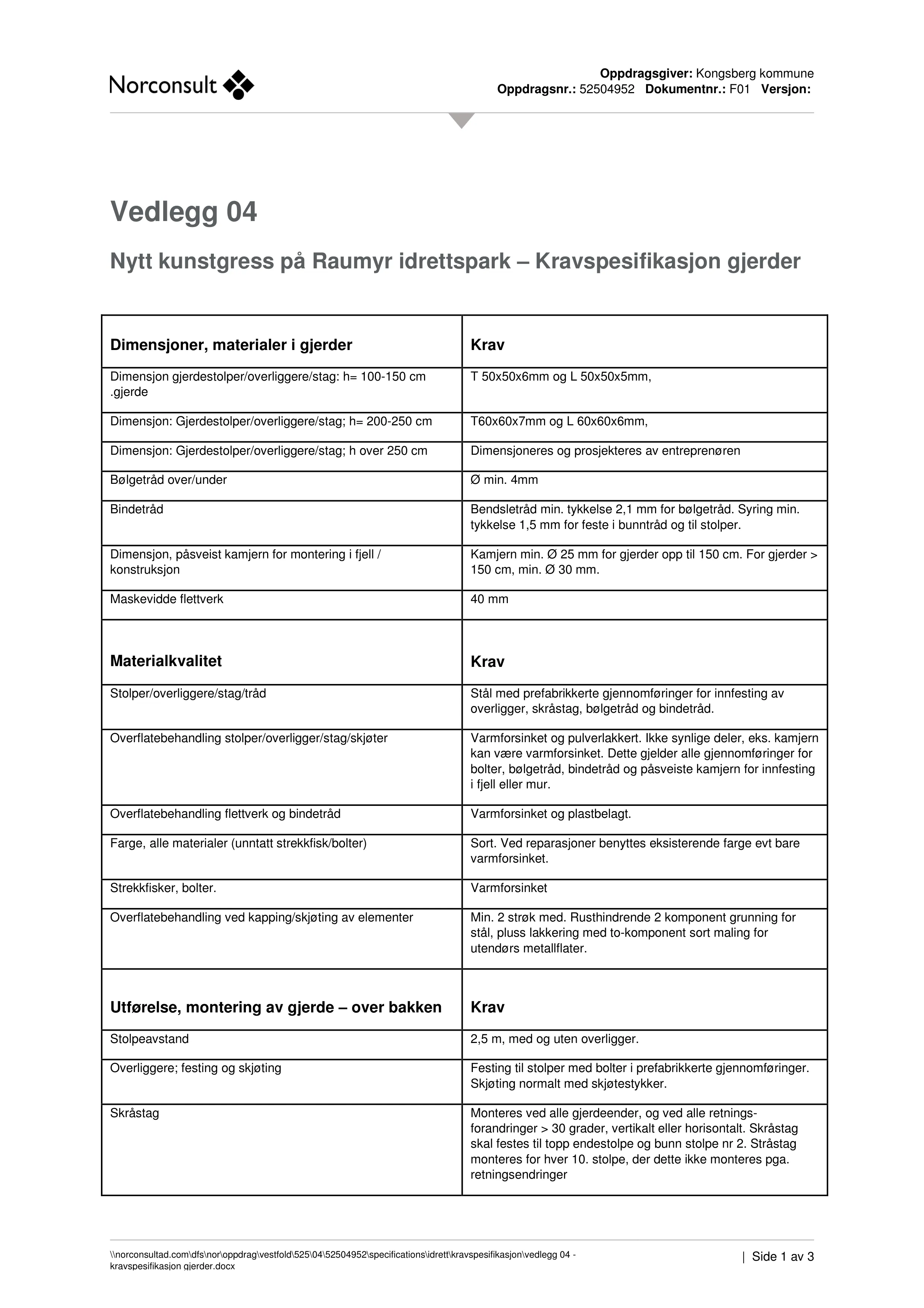 Kravspesifikasjon