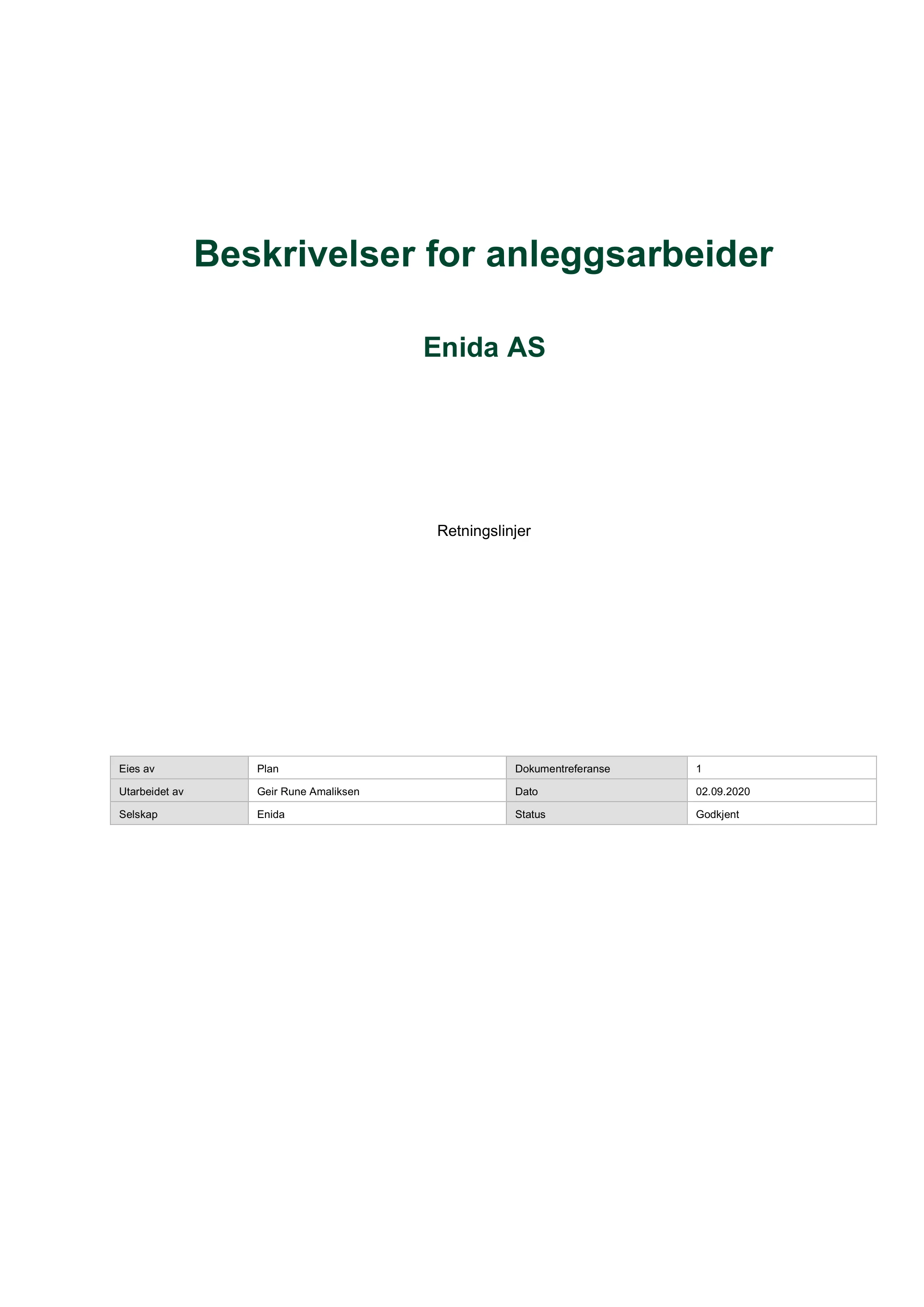 Kravspesifikasjon