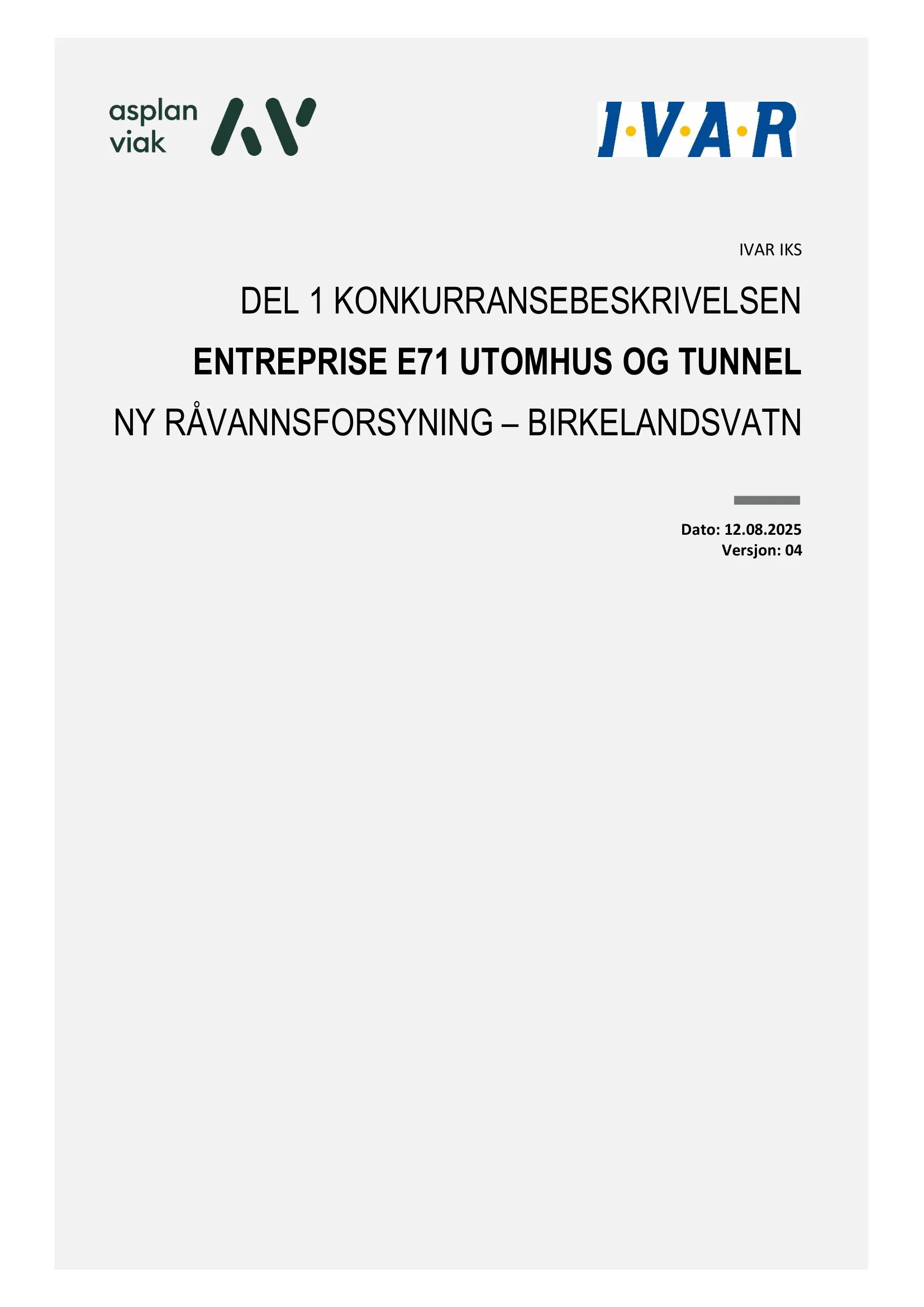 Konkurransebeskrivelse