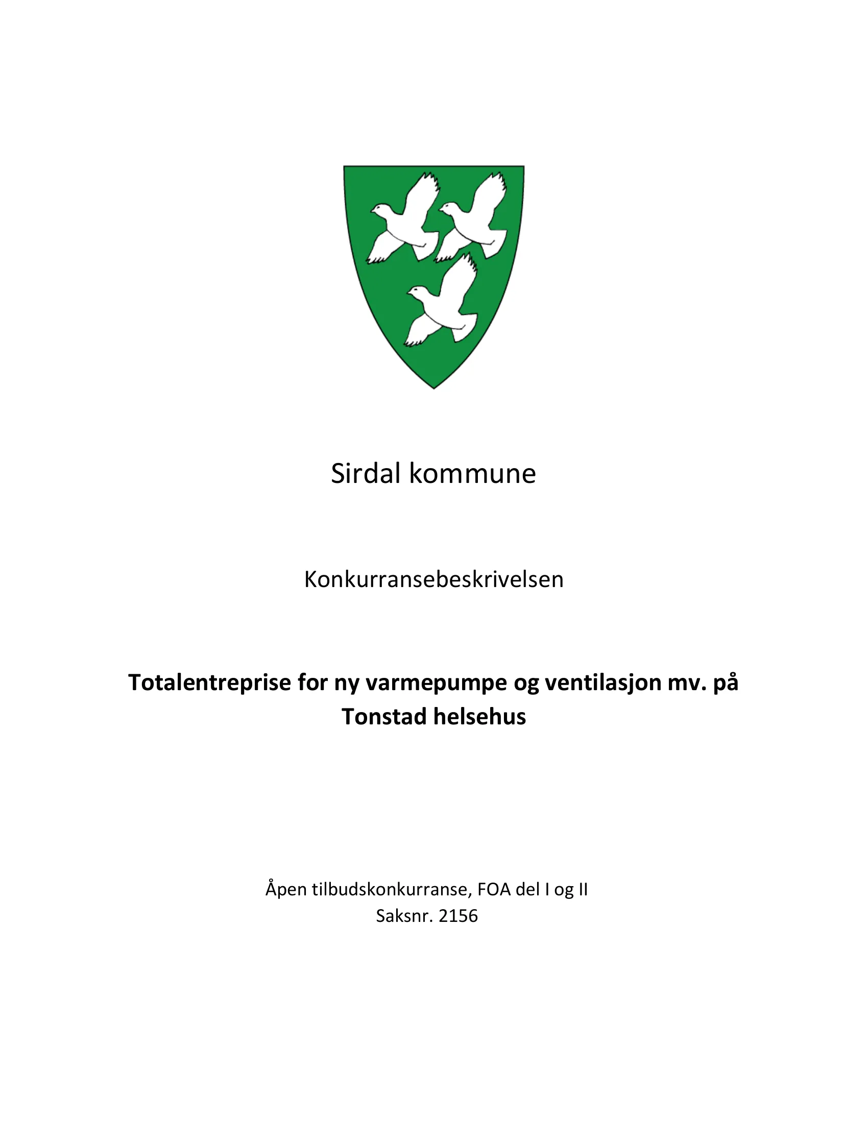 Konkurransebeskrivelse