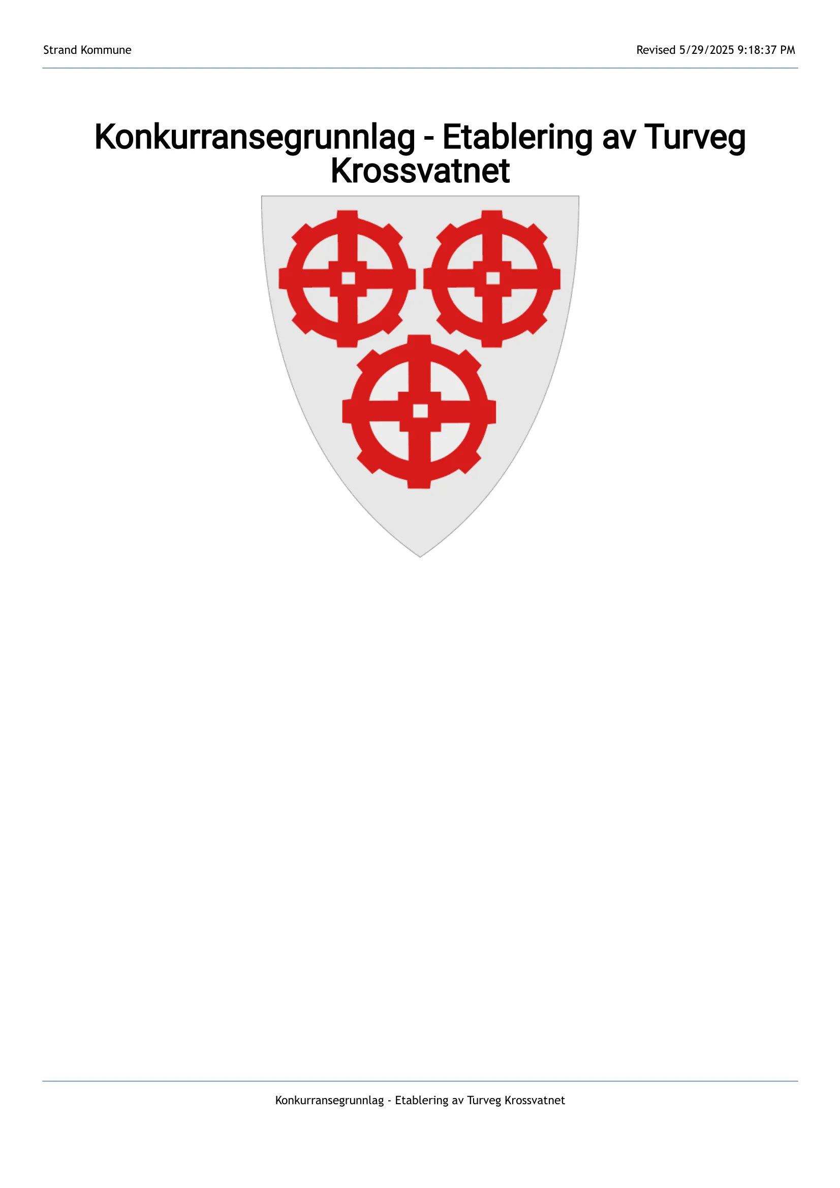 Konkurransebeskrivelse