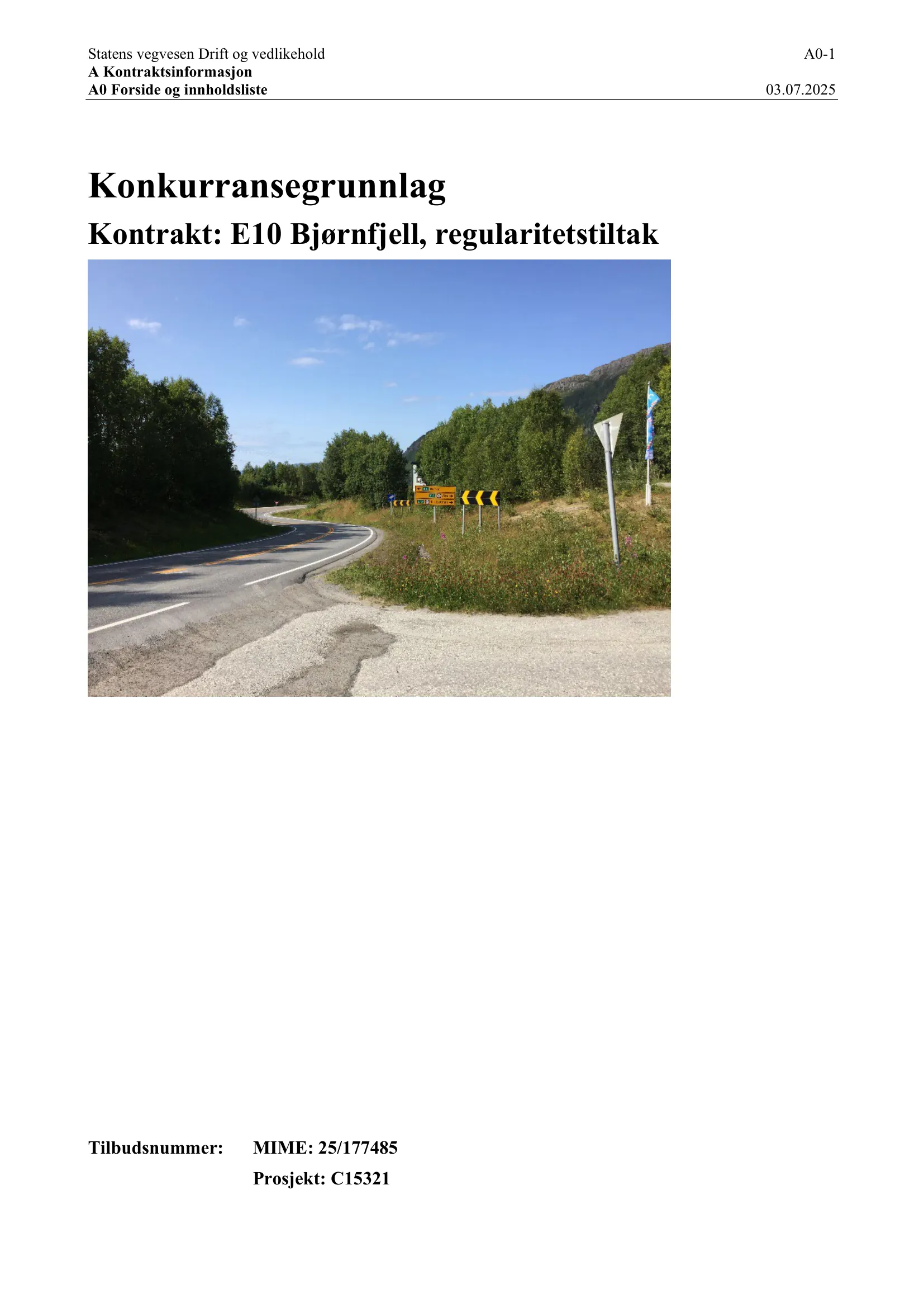 Konkurransebeskrivelse