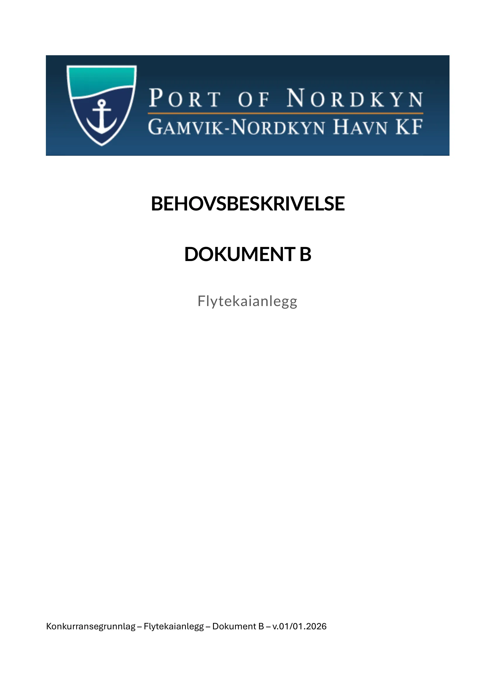 Kravspesifikasjon