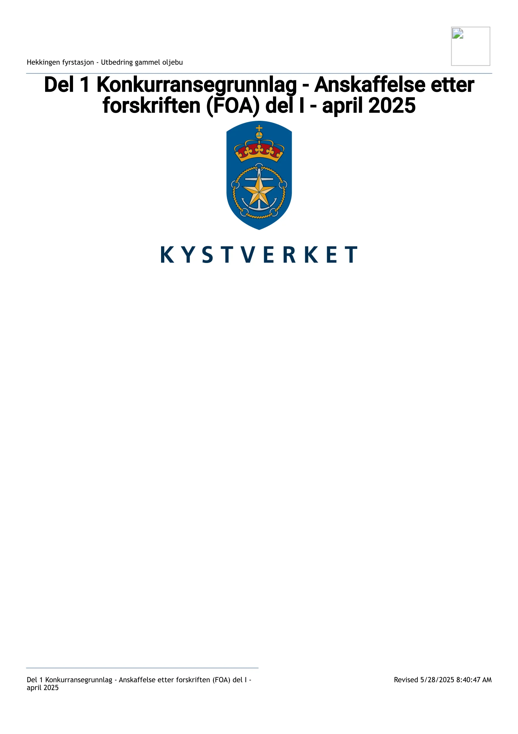 Konkurransebeskrivelse