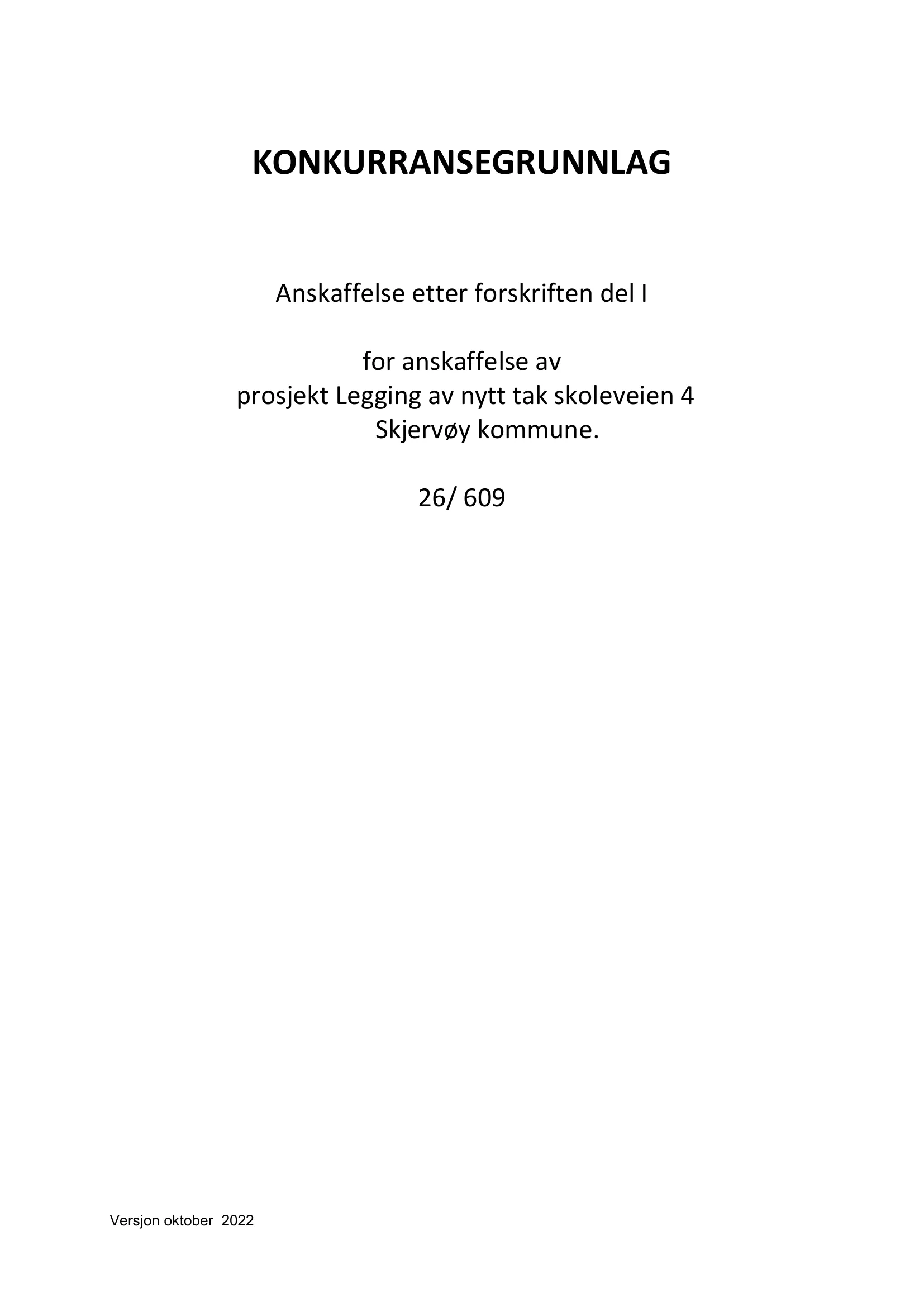 Konkurransebeskrivelse