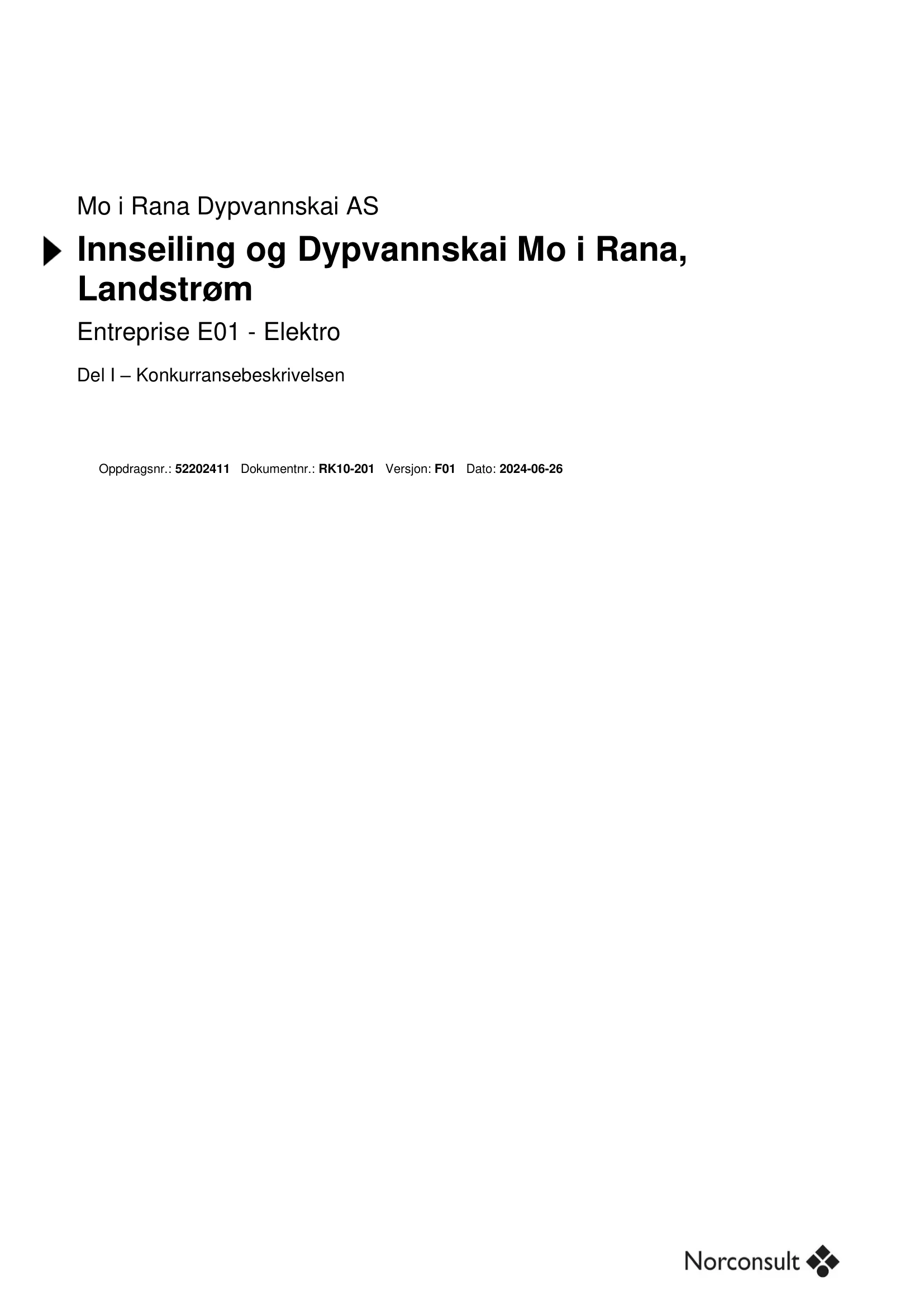 Konkurransebeskrivelse