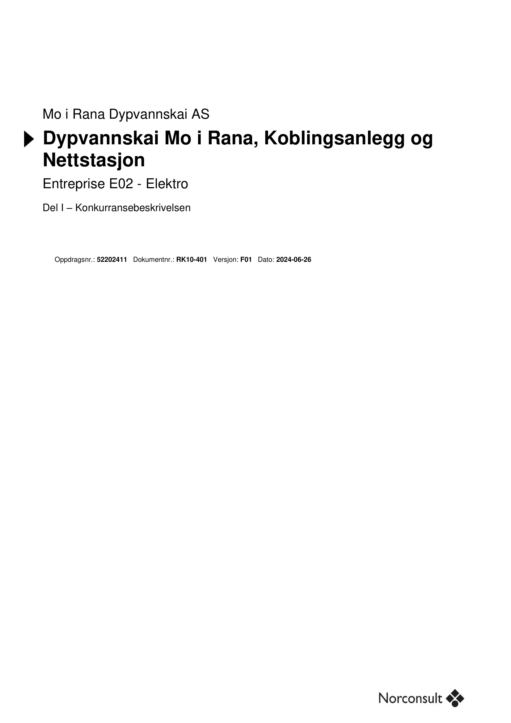 Konkurransebeskrivelse