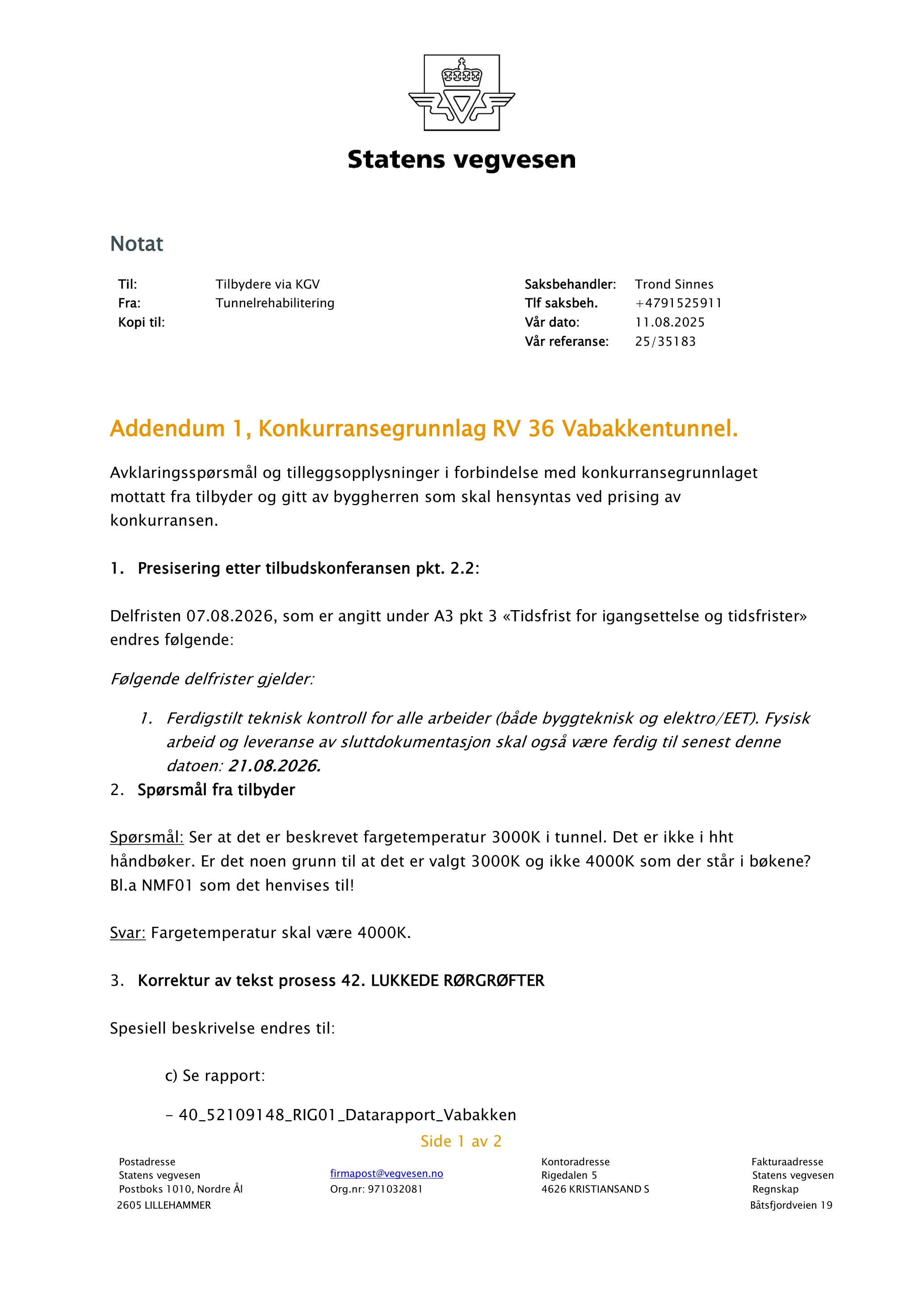 Konkurransebeskrivelse