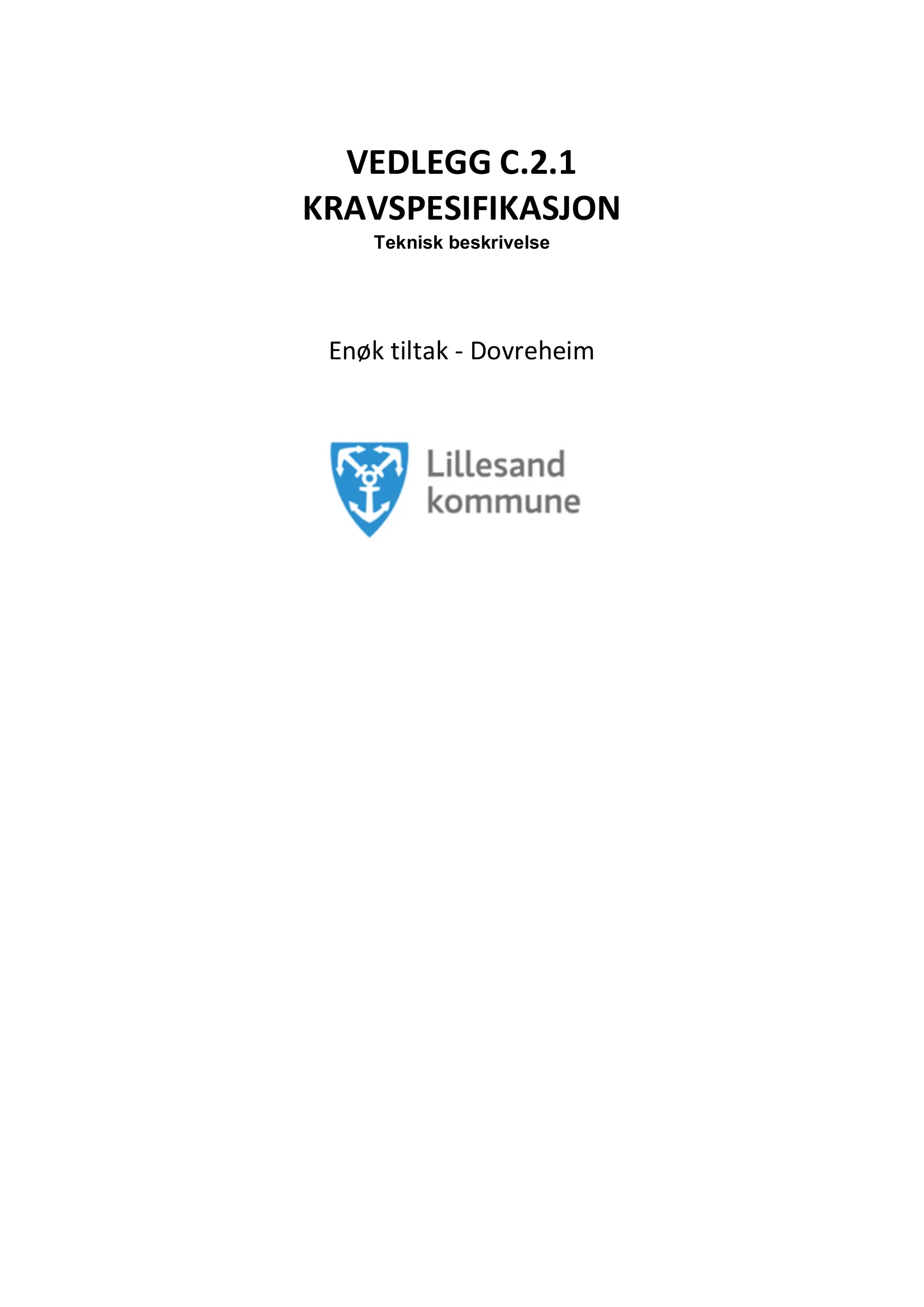 Kravspesifikasjon