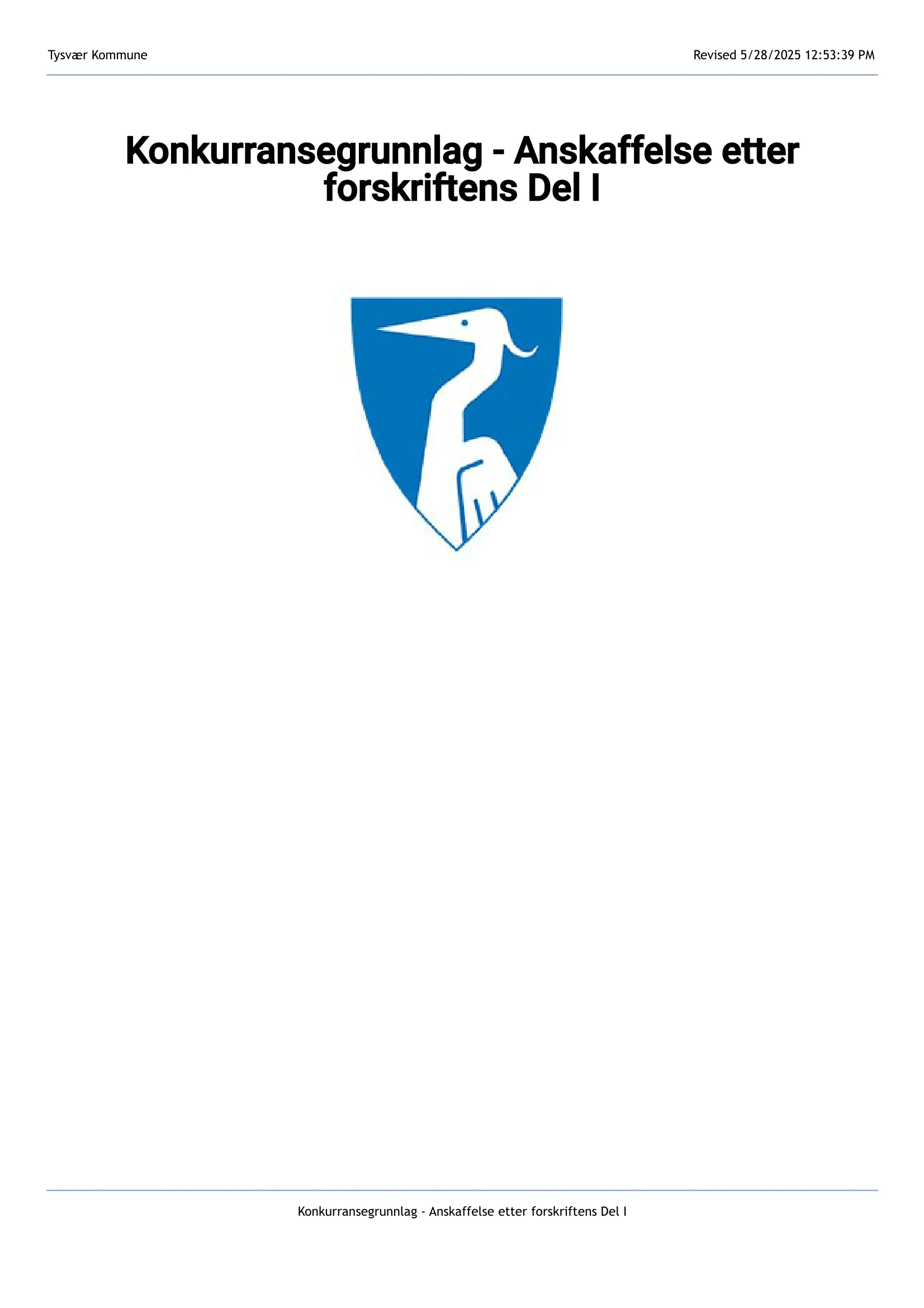 Konkurransebeskrivelse